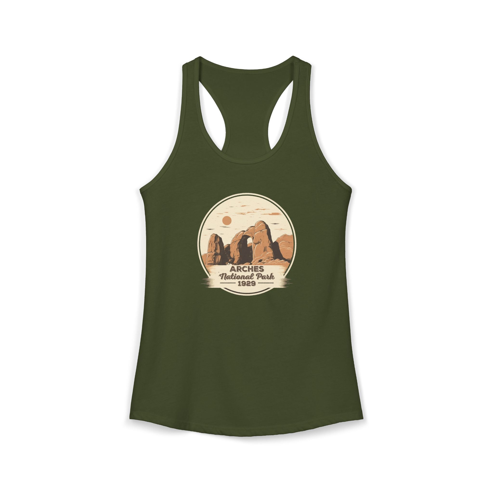 Arches National Park, Women's Ideal Racerback Tank, 4 Colors, Arizona Tank