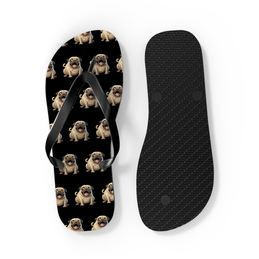 Laughing Pug, Flip Flops