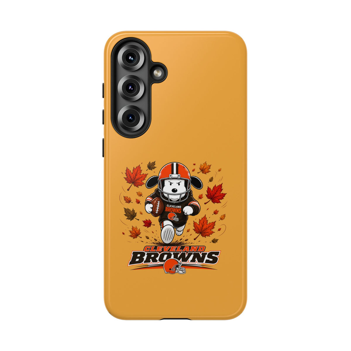 Cleveland Browns Fall Snoopy Touchdown Phone Case, 55 Sizes