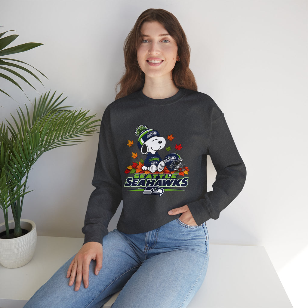 Seattle Seahawks Snoopy Fall Sweatshirt for Men and Women