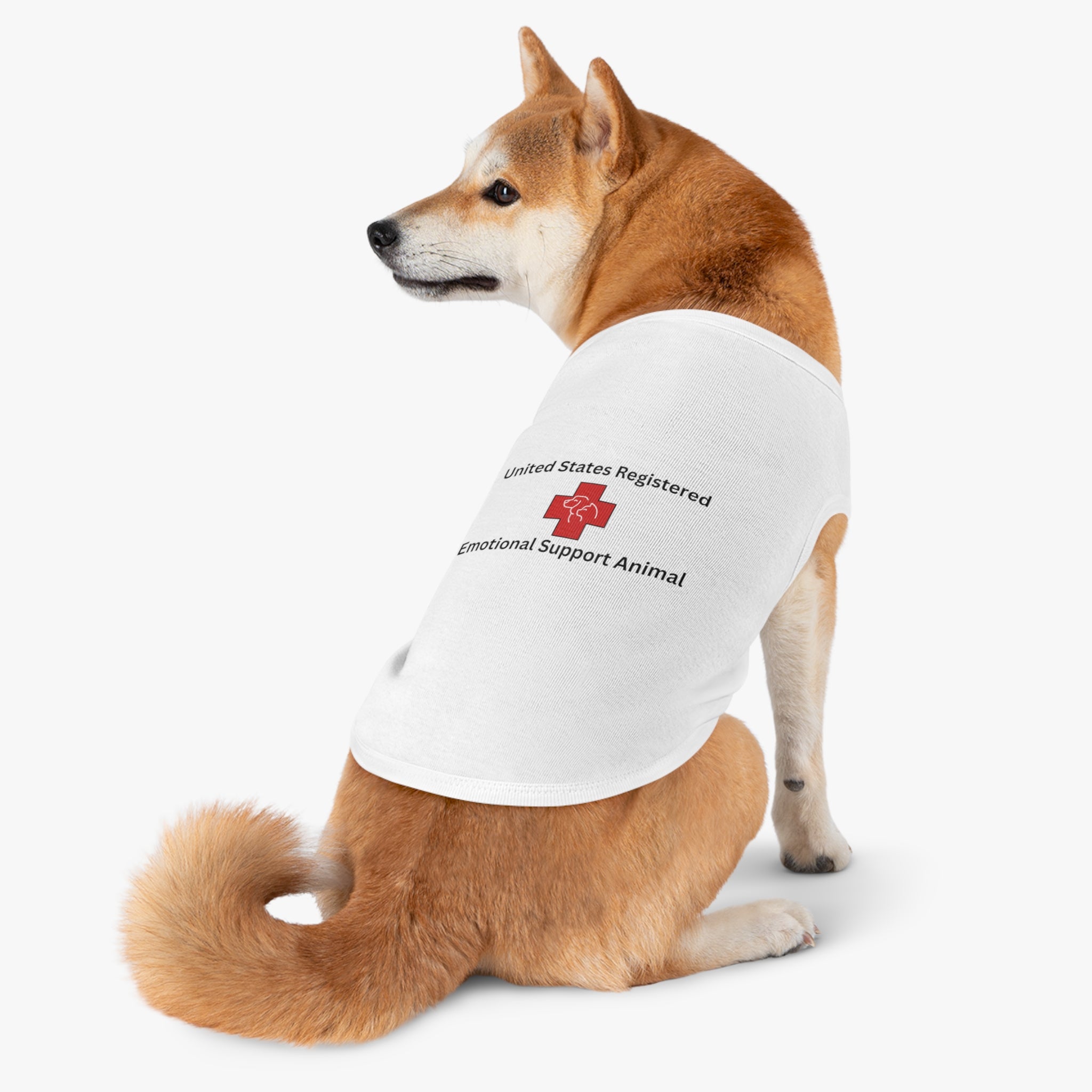 Emotional Support Animal Pet Shirt, ESA Pet T-Shirt