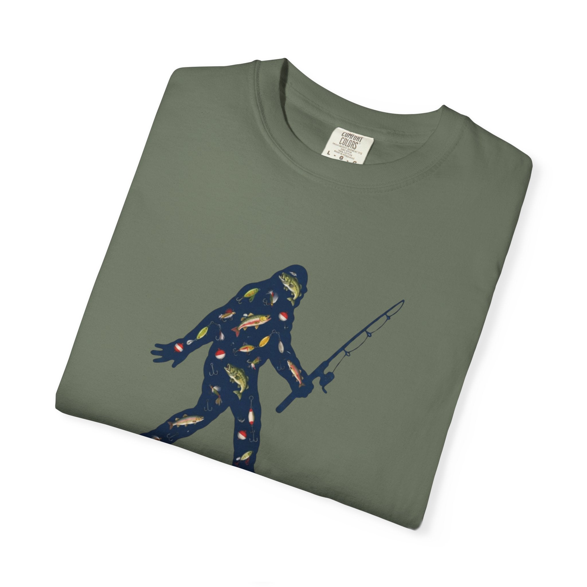 Bigfoot Fishing Father's Day T-Shirt,  Father's Day T-Shirt