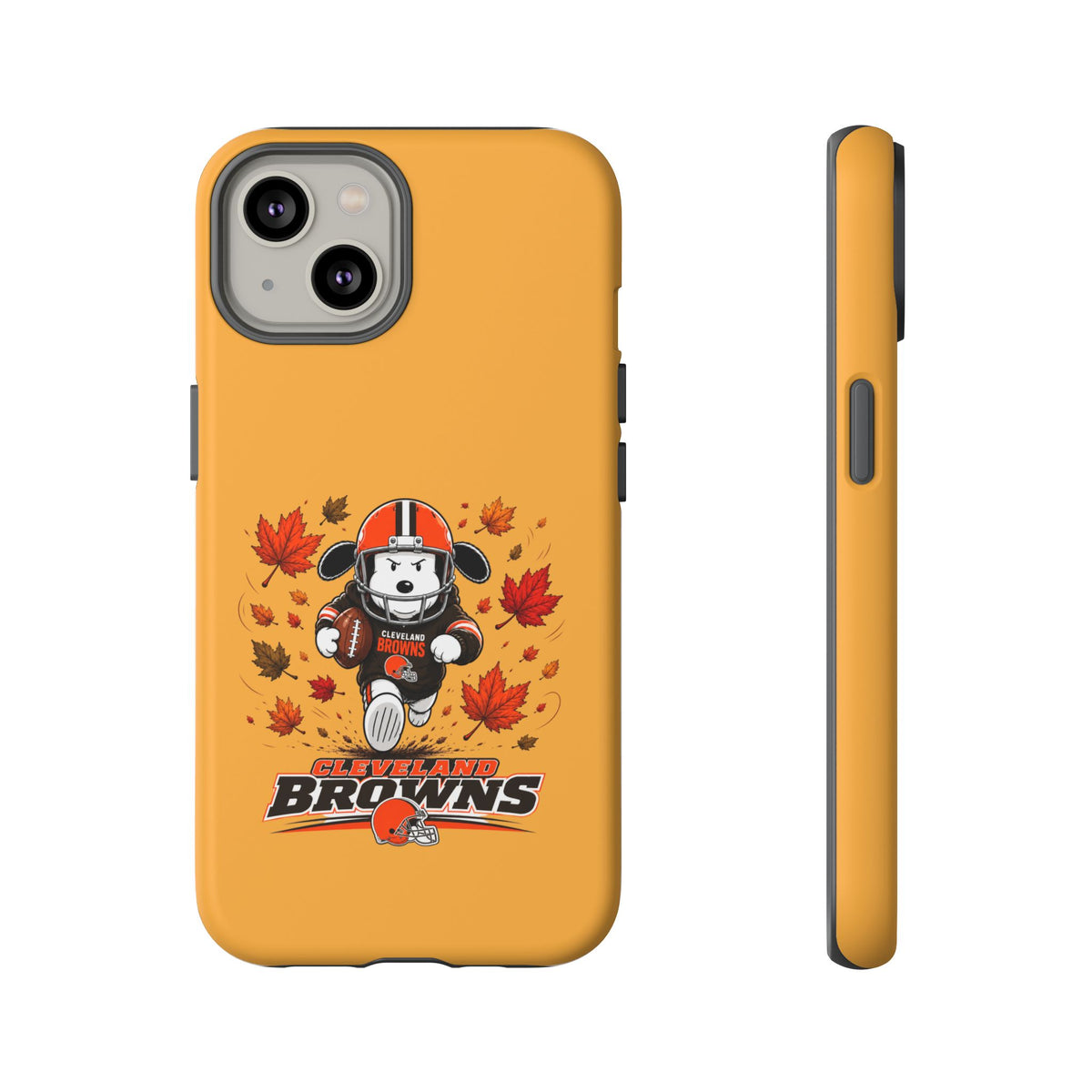 Cleveland Browns Fall Snoopy Touchdown Phone Case, 55 Sizes