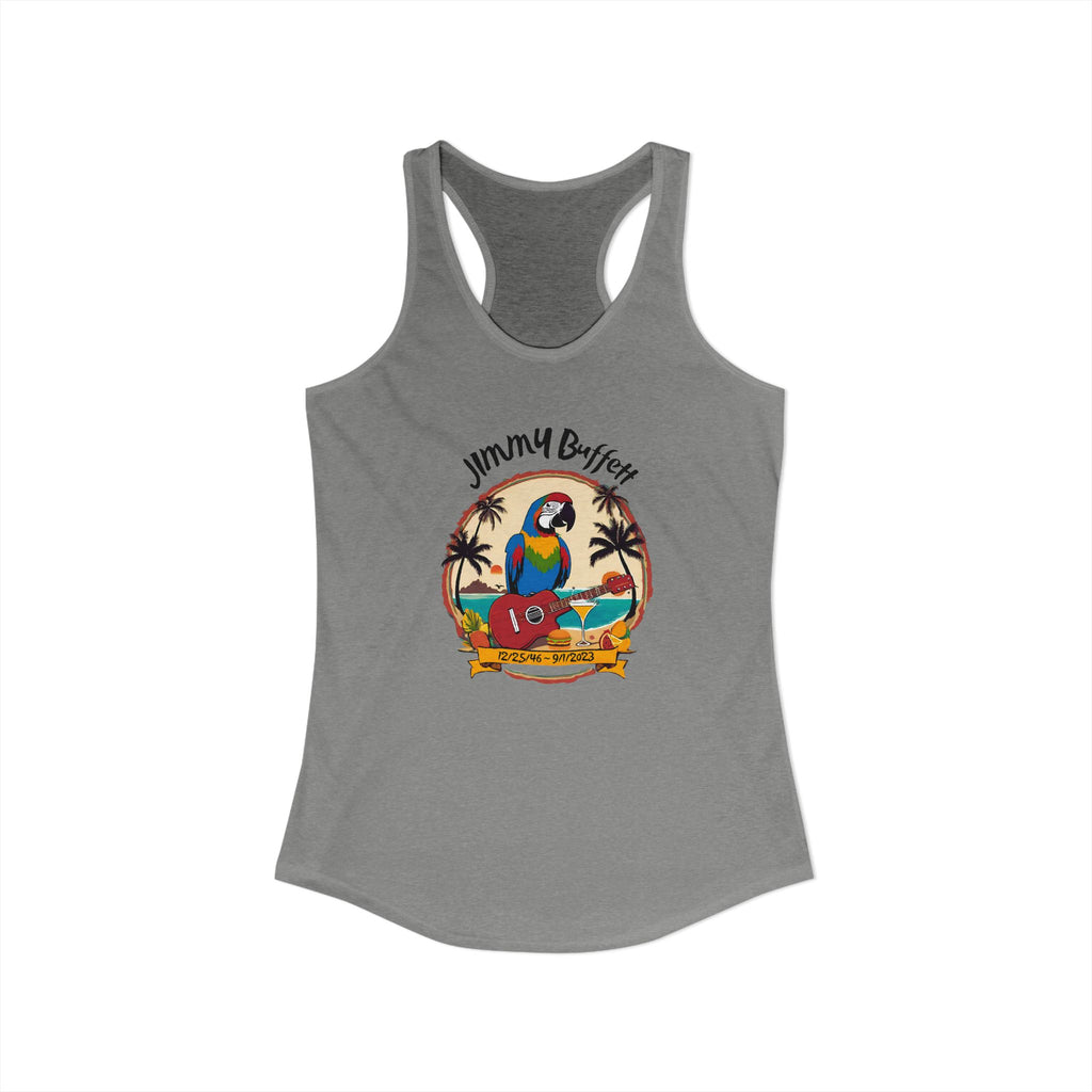 Jimmy Buffett Tribute Tank, Women's Ideal Racerback Tank