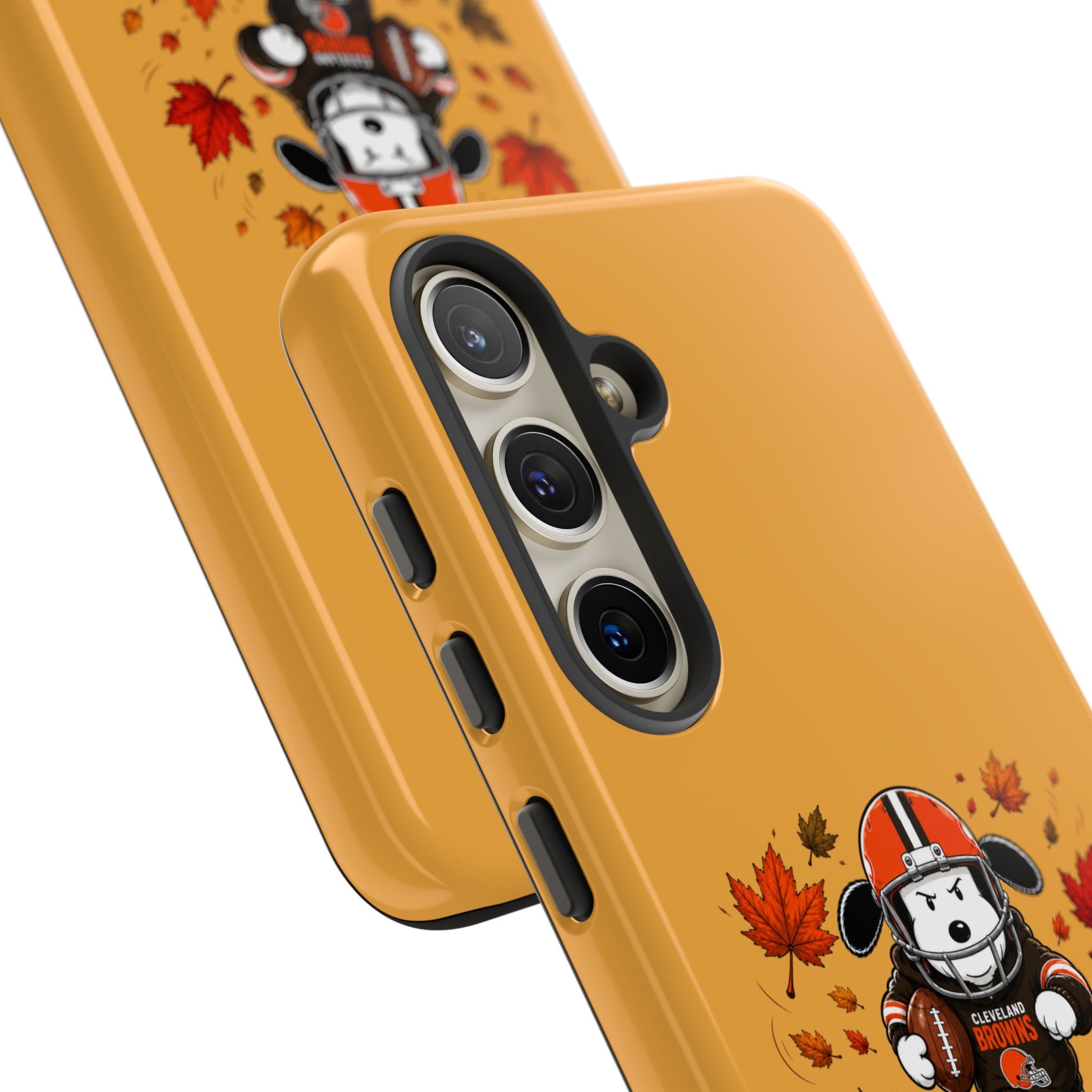 Cleveland Browns Fall Snoopy Touchdown Phone Case, 55 Sizes