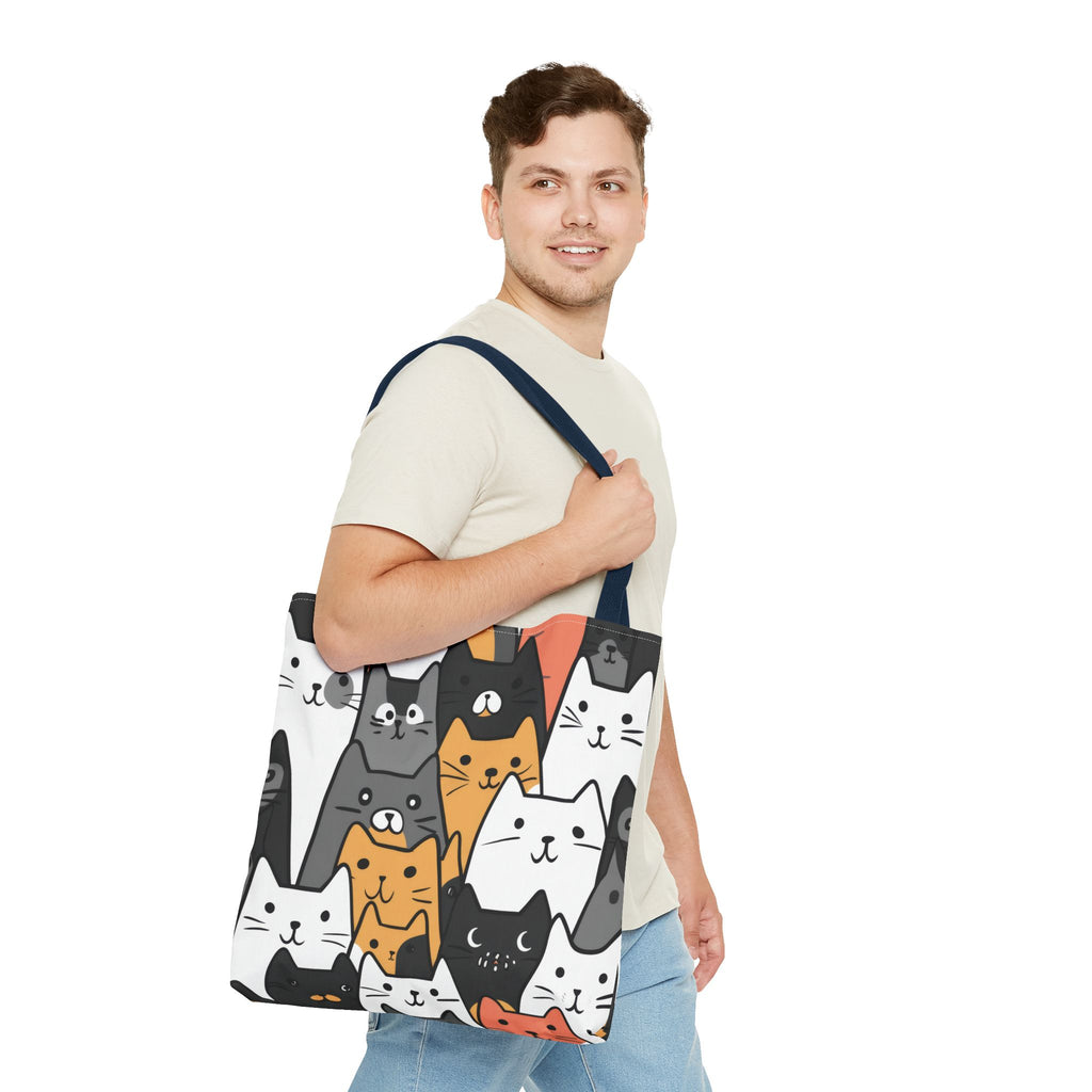 Cat Face Tote Bag, 3 Sizes