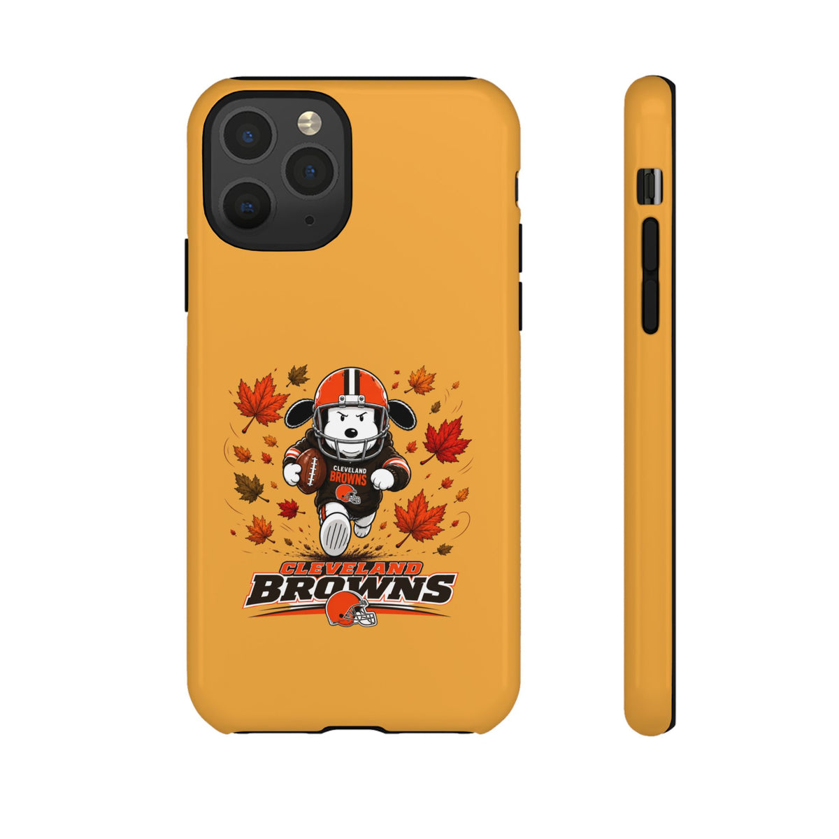 Cleveland Browns Fall Snoopy Touchdown Phone Case, 55 Sizes