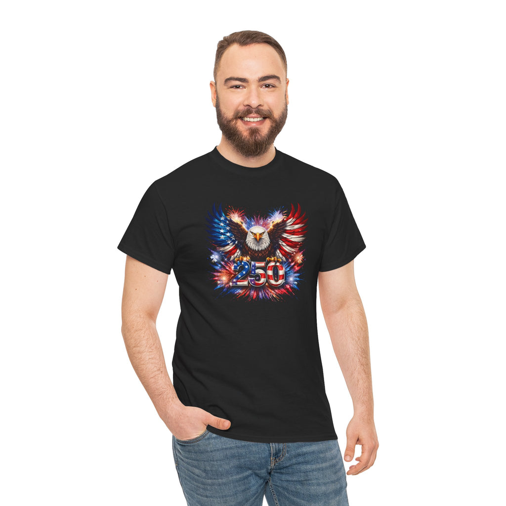 Copy of 250 Years of America Eagle T-Shirt — Men's Patriotic July 4th Tee