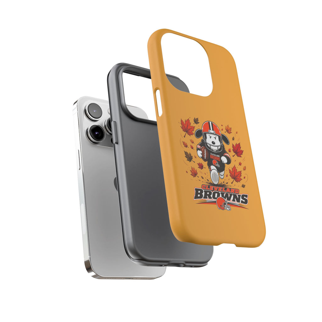 Cleveland Browns Fall Snoopy Touchdown Phone Case, 55 Sizes