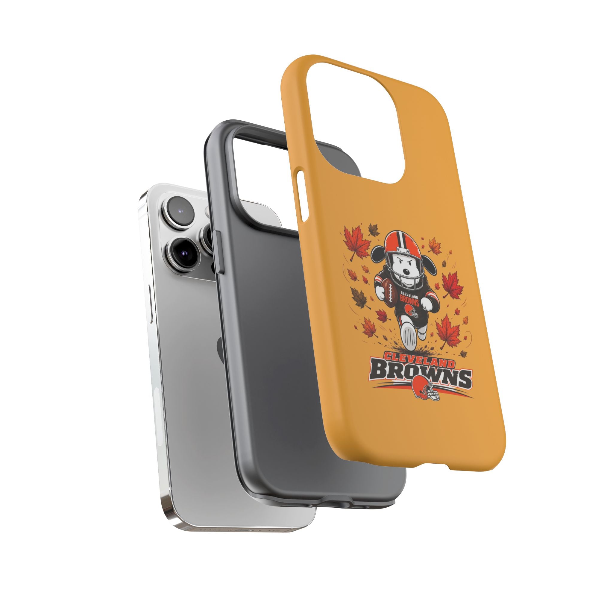 Cleveland Browns Fall Snoopy Touchdown Phone Case, 55 Sizes