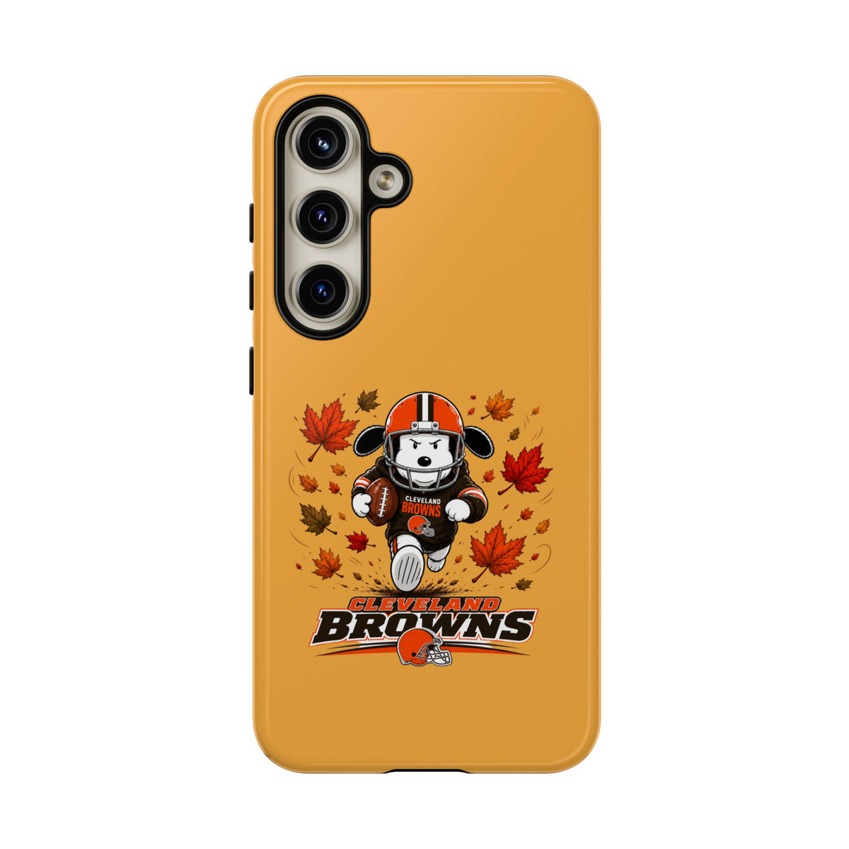 Cleveland Browns Fall Snoopy Touchdown Phone Case, 55 Sizes