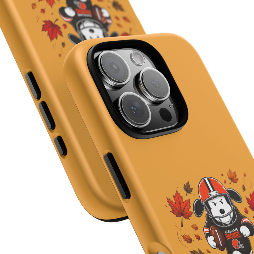 Cleveland Browns Fall Snoopy Touchdown Phone Case, 55 Sizes