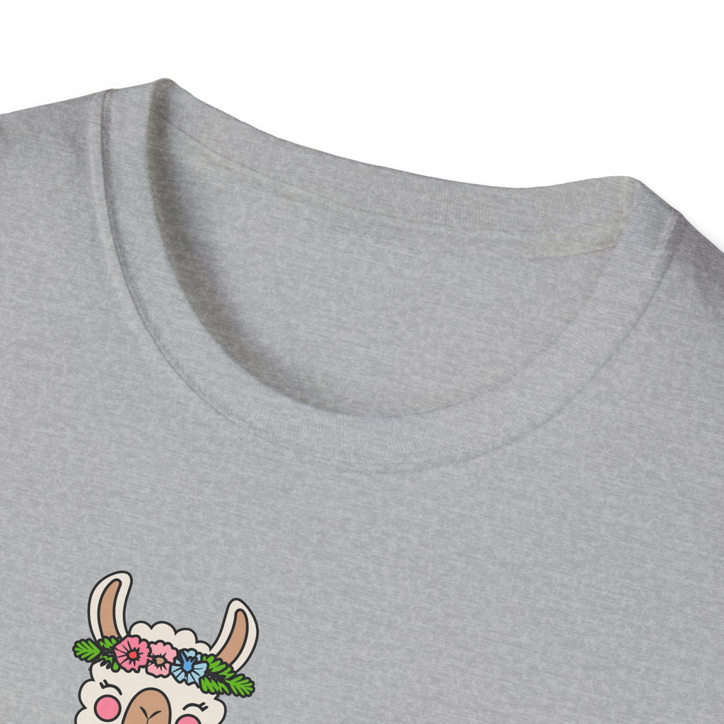 Cute Llama T-Shirt, Unisex Softstyle Tee, Perfect for Nature Lovers, Gifts for Animal Lovers, Casual Wear, Summer Outfit, Vacation