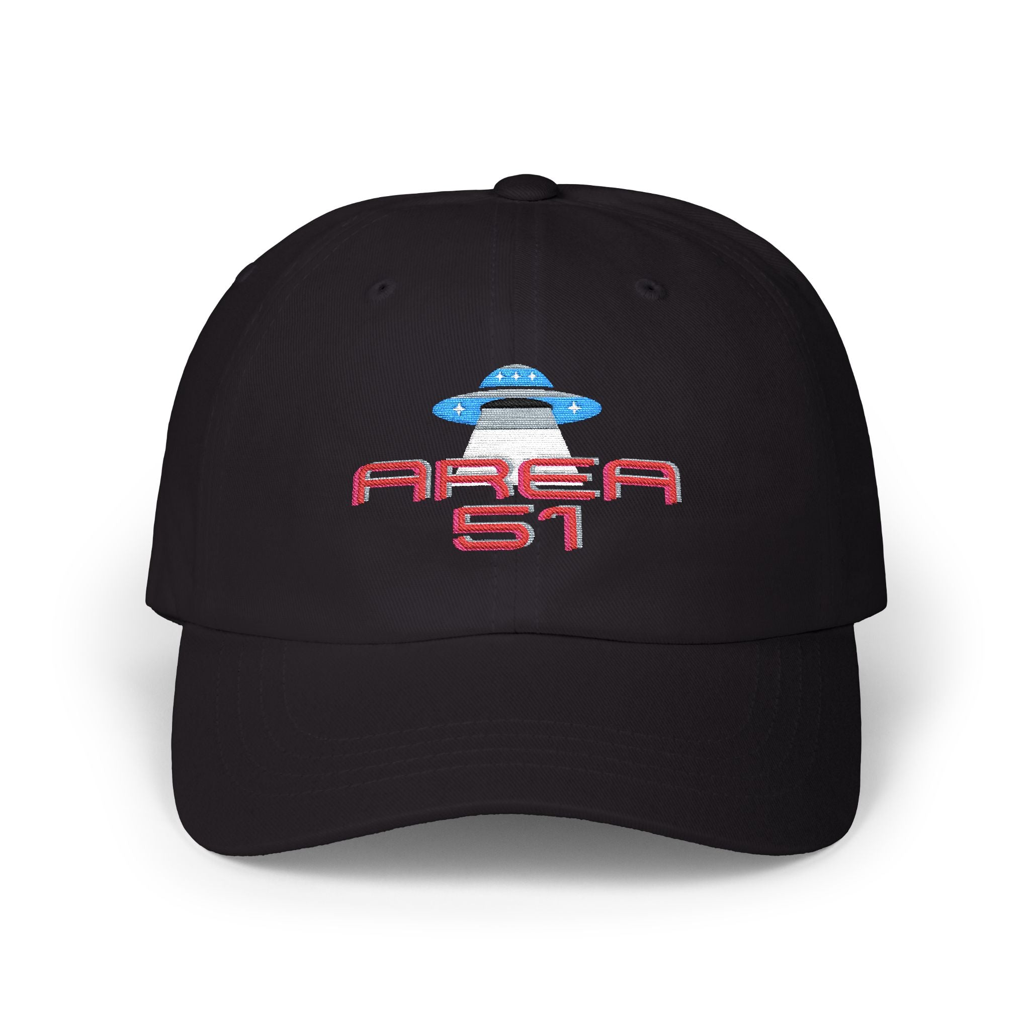 Embroidered Alien Cap, UFO Hat for UFO Hunters, Unisex Dad Hat, Area 51 Hat, Men's Women's Baseball Cap