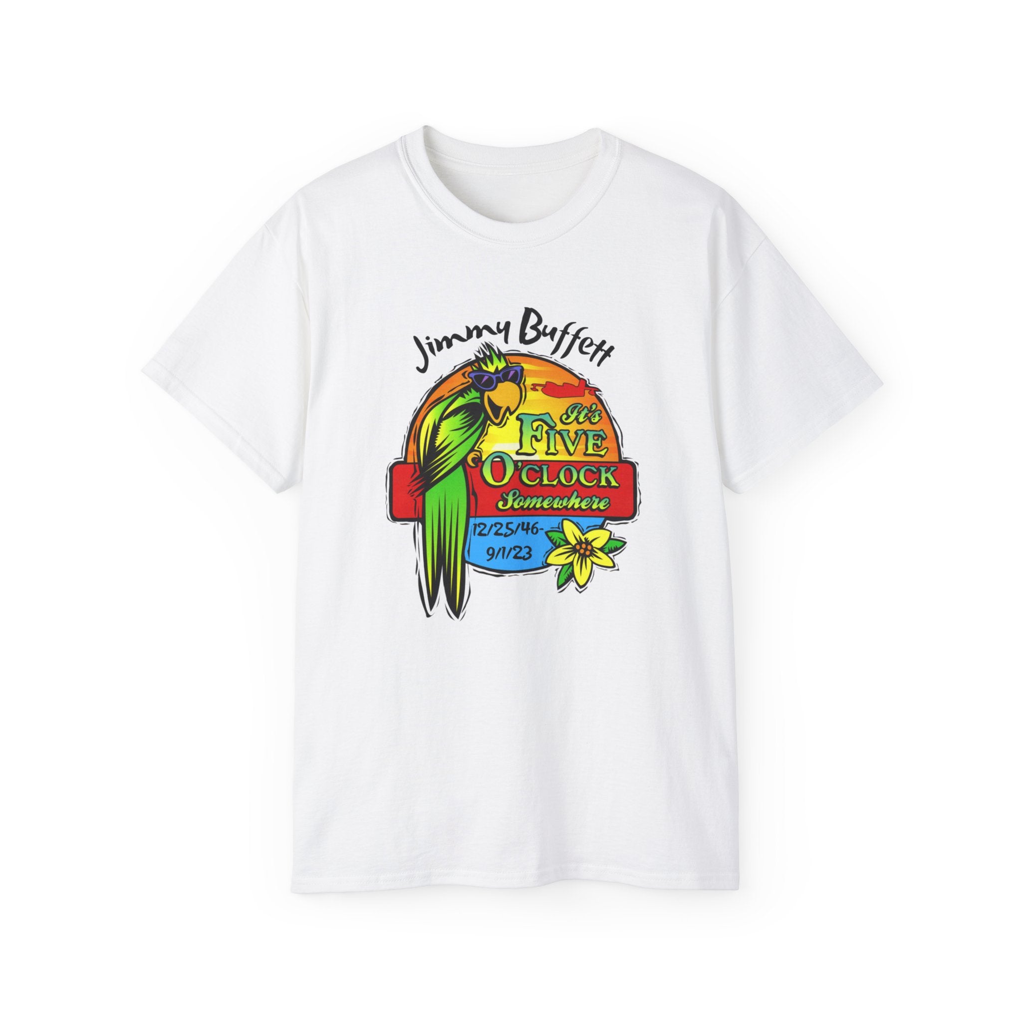 Jimmy Buffett, 5:00 Somewhere, Tribute Tee for Men and Women