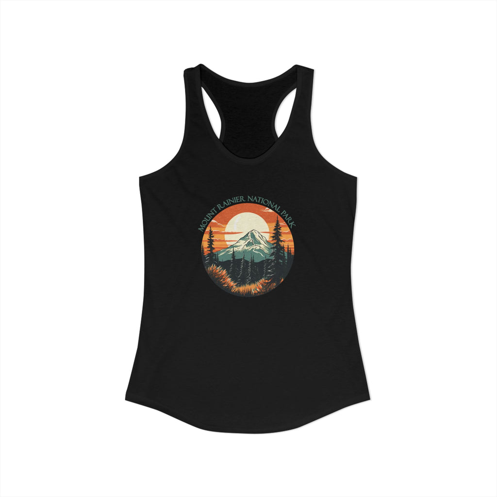 Mt Rainier,Women's Ideal Racerback Tank, 5 colors
