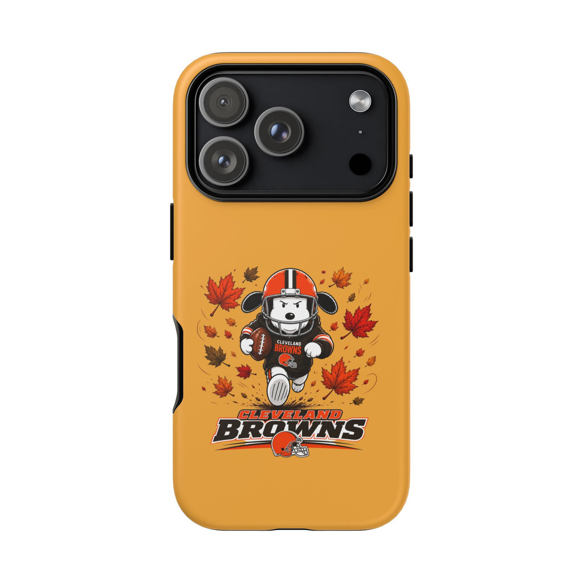 Cleveland Browns Fall Snoopy Touchdown Phone Case, 55 Sizes
