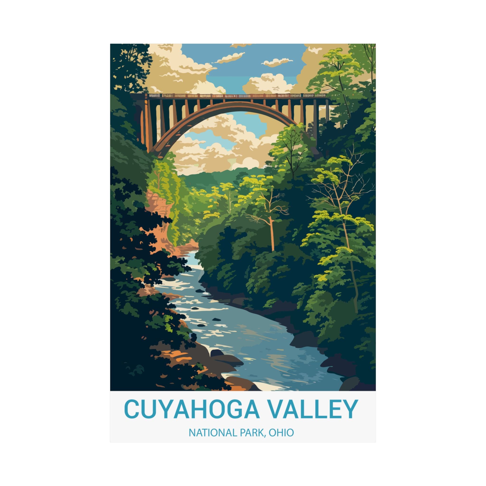 CUYAHOGA Valley,  Matte Vertical Poster
