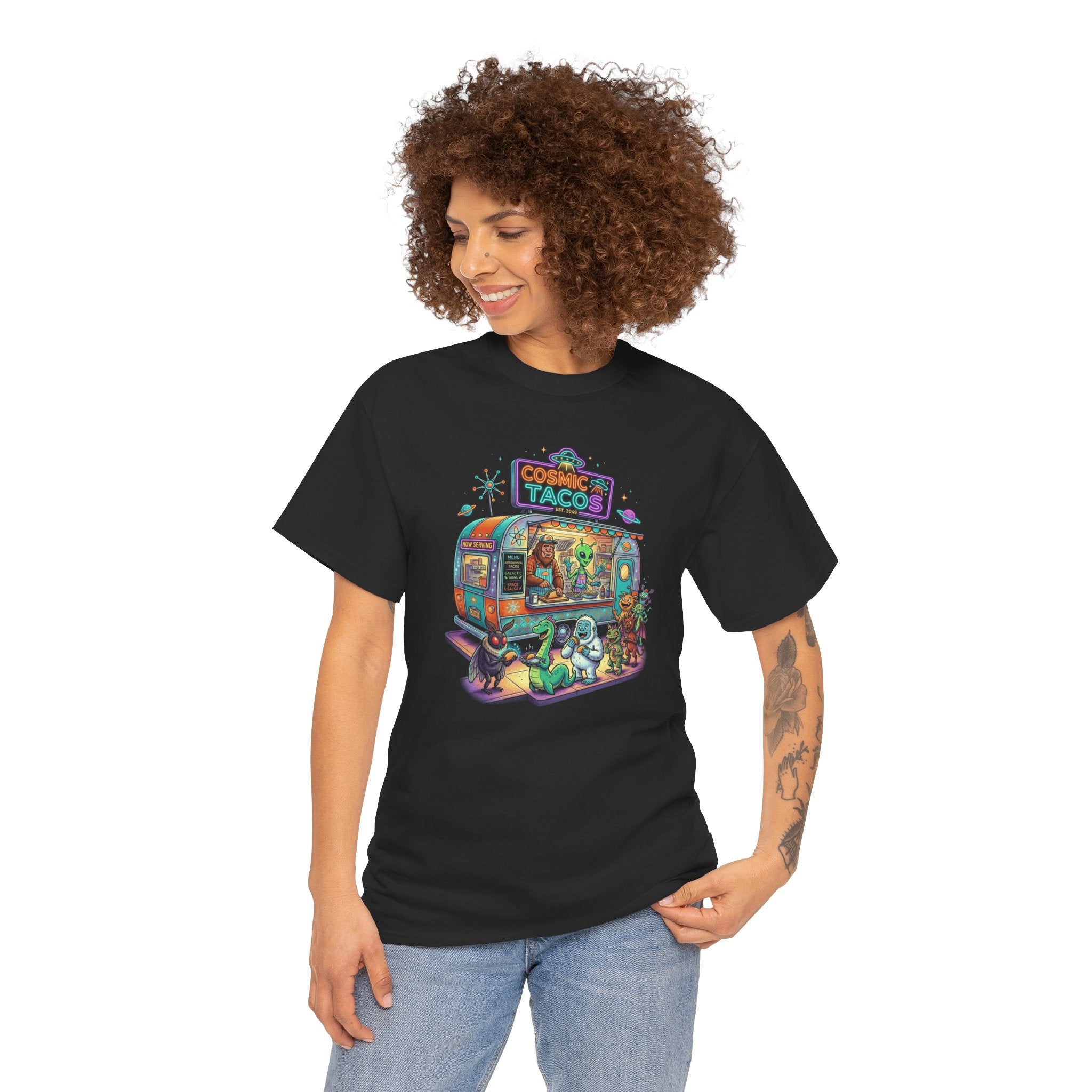 Alien & Bigfoot Independence Day Graphic Tee, Unisex 4th of July Tee