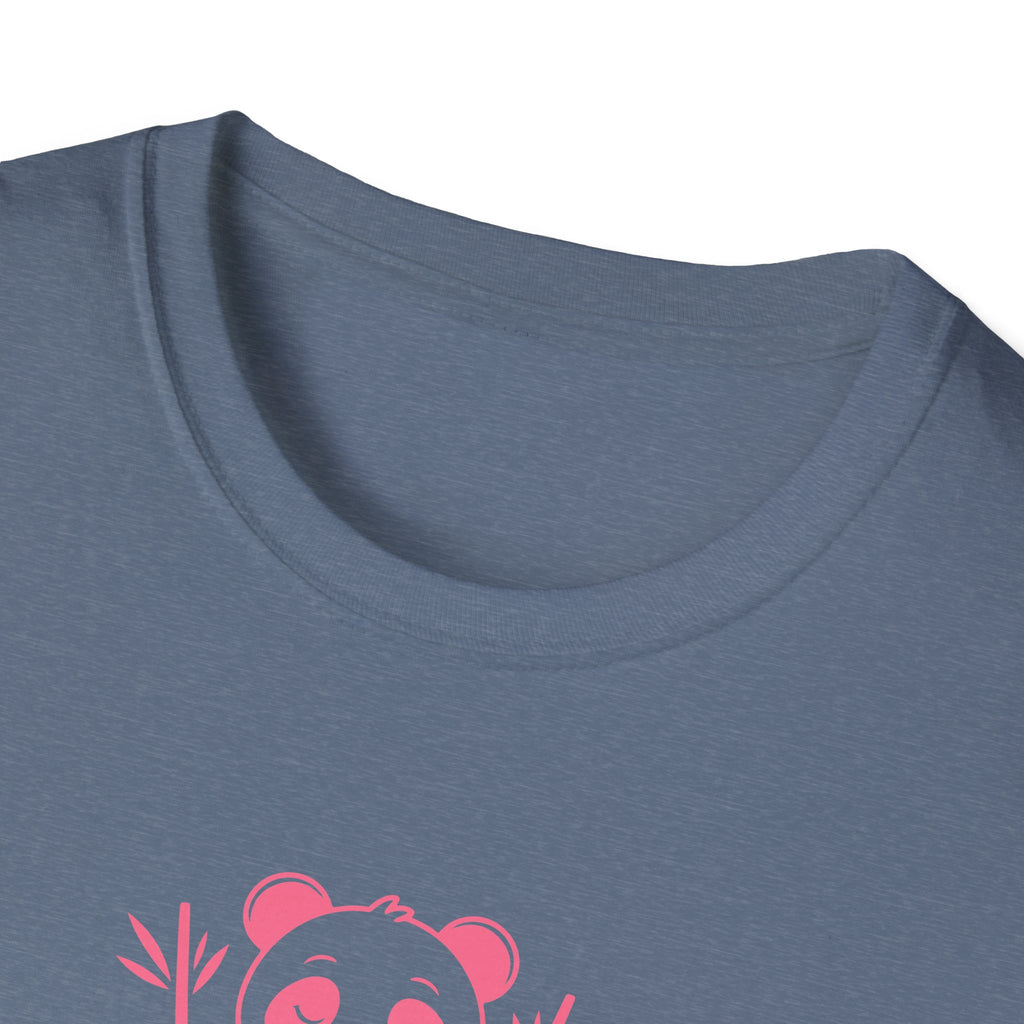 Panda Yoga T-Shirt — "Peaceful Mind" Meditation Tee