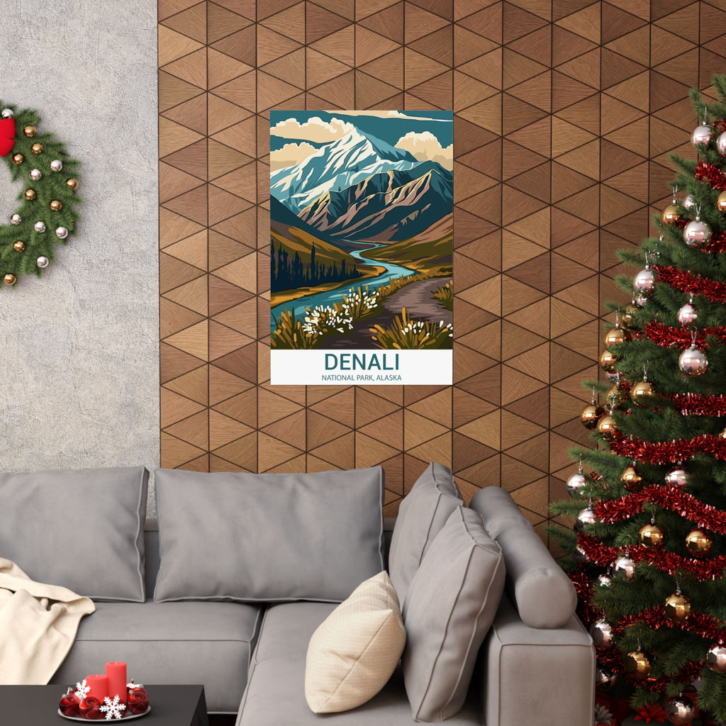 Denali,  Matte Vertical Poster