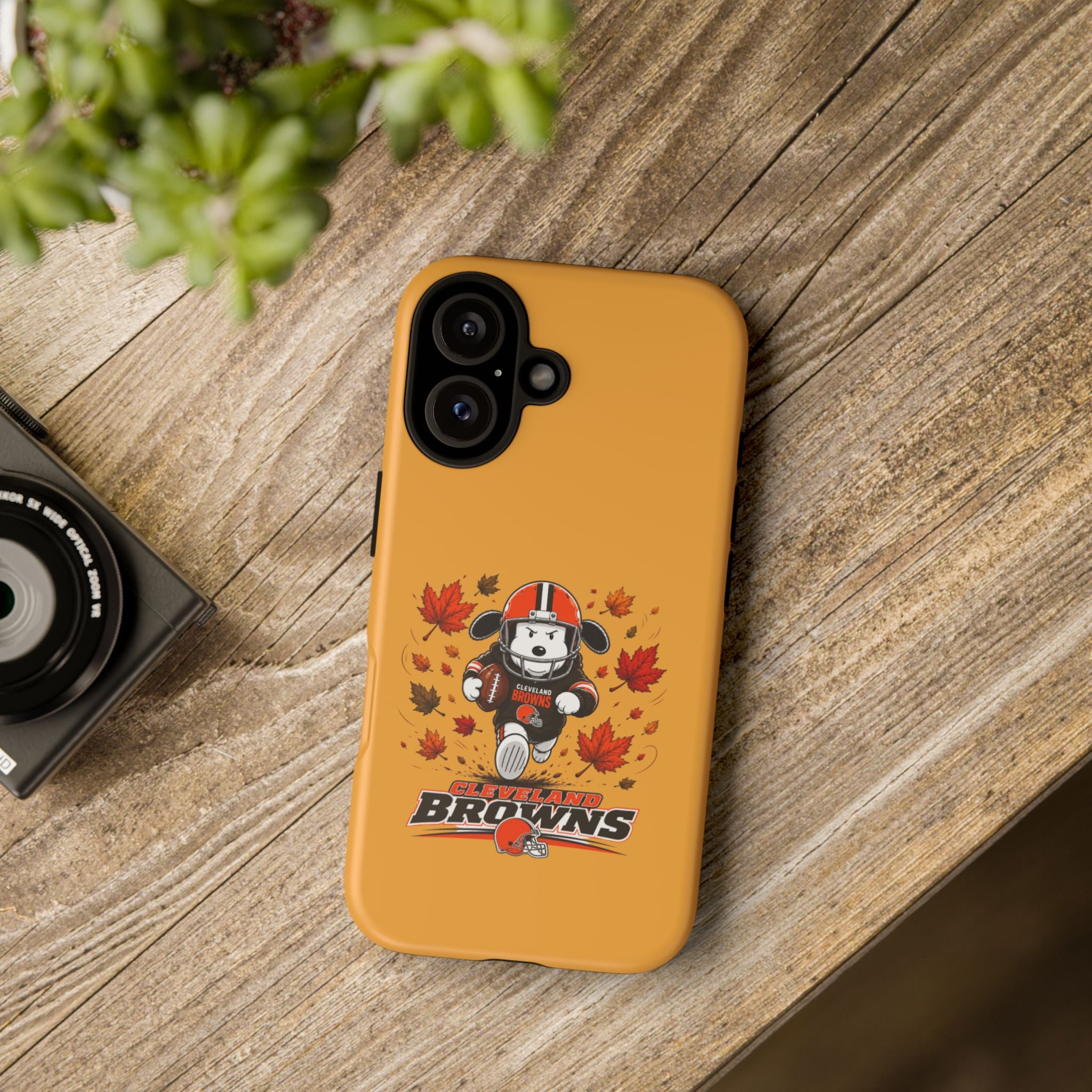 Cleveland Browns Fall Snoopy Touchdown Phone Case, 55 Sizes
