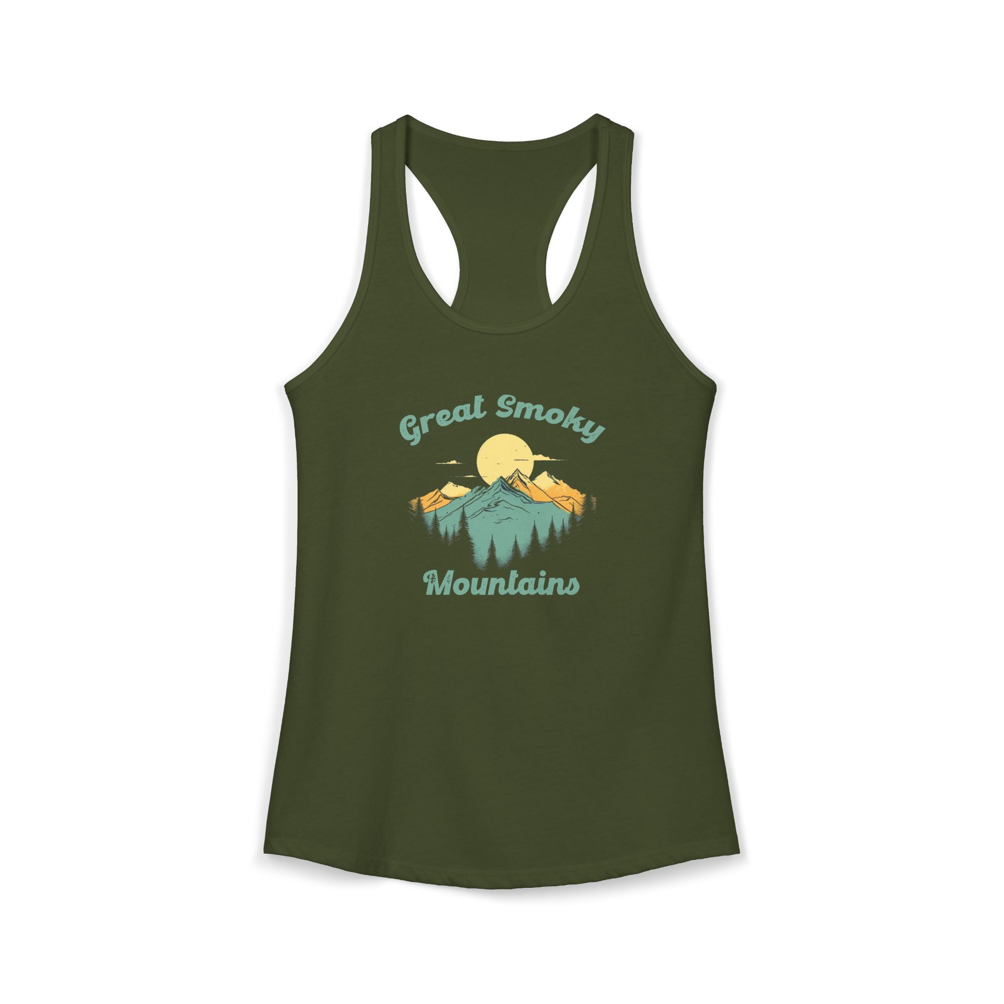 Smoky Mountains, Women's Ideal Racerback Tank