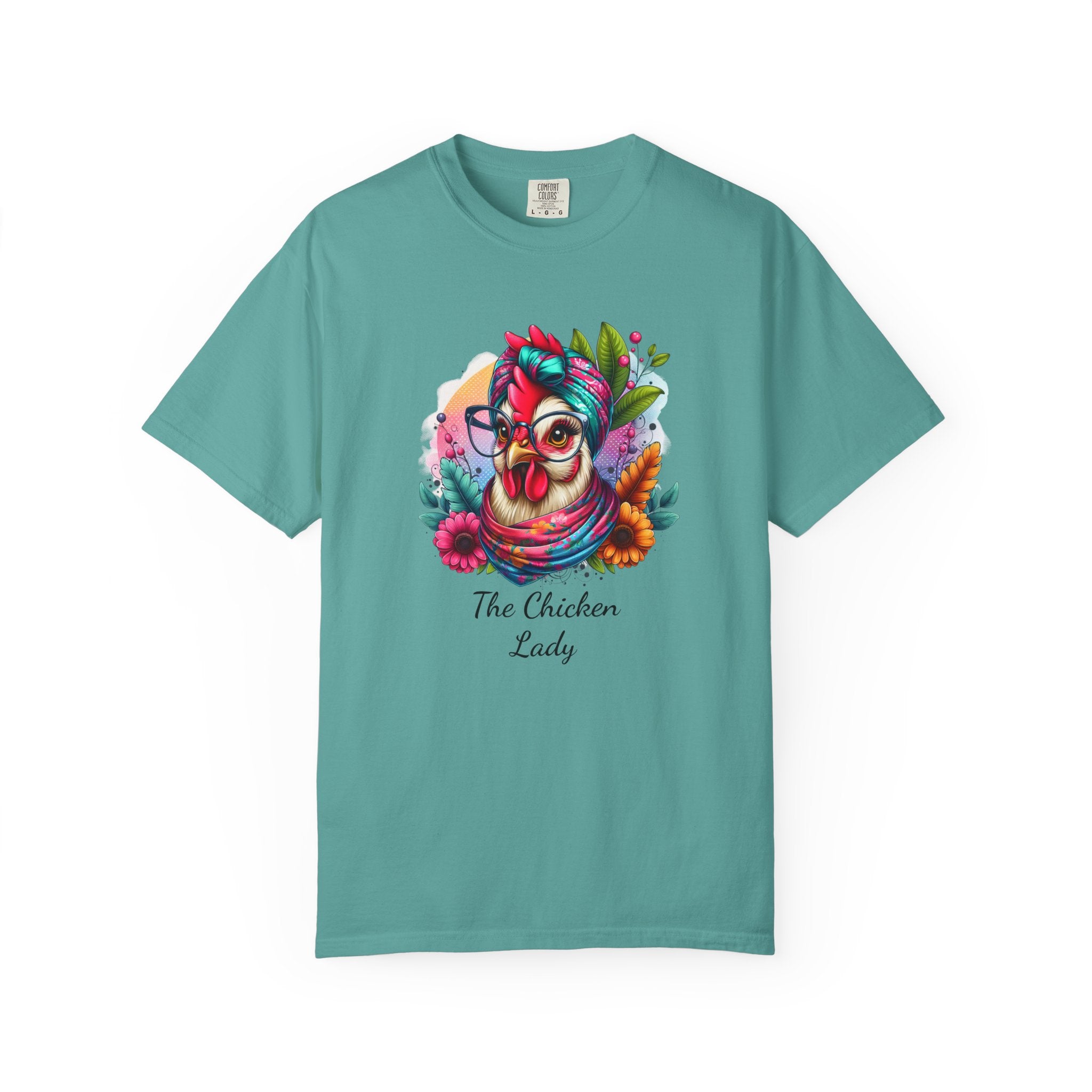 Personalized Chicken Lady T-shirt, Pet Chicken T-Shirt, Backyard Chickens
