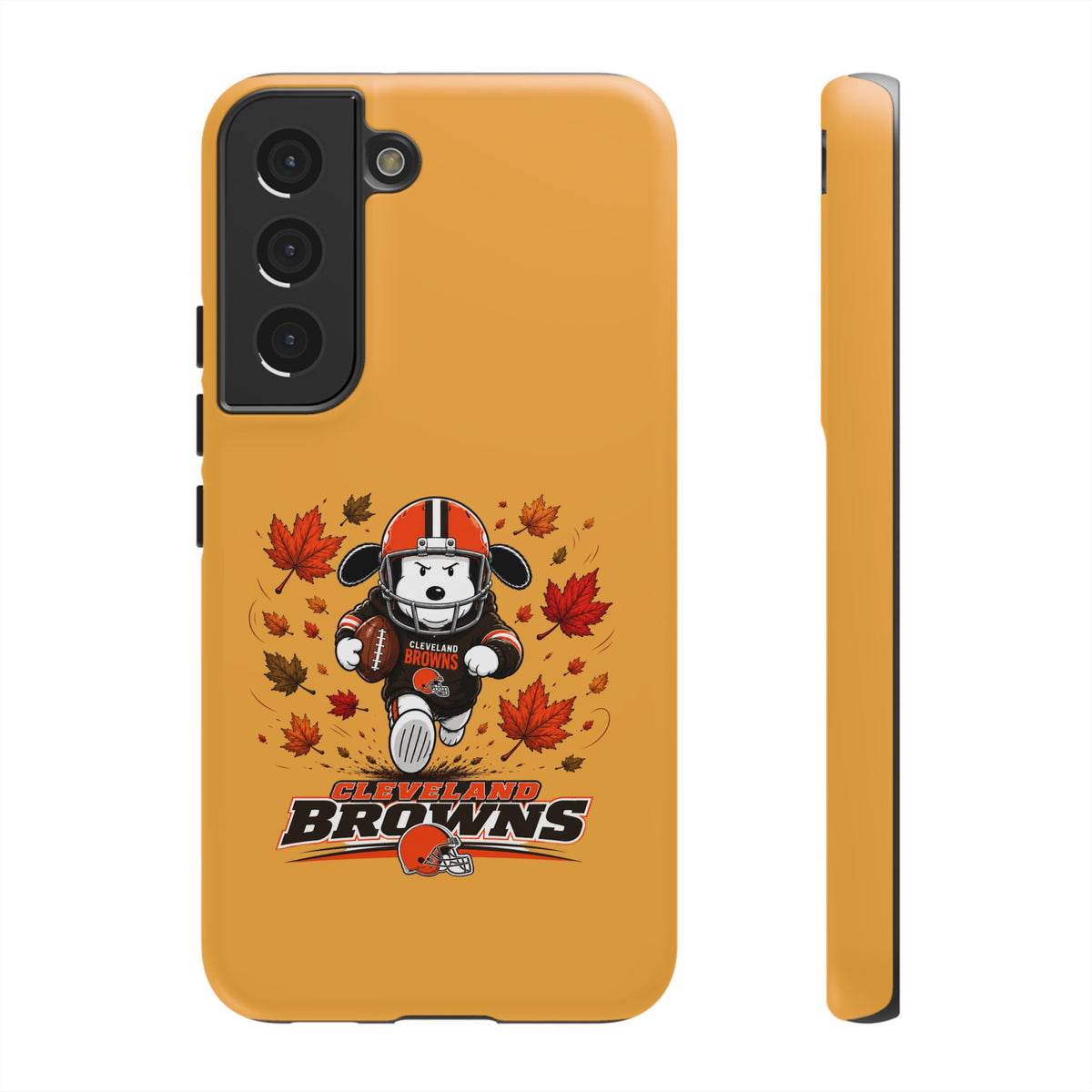 Cleveland Browns Fall Snoopy Touchdown Phone Case, 55 Sizes