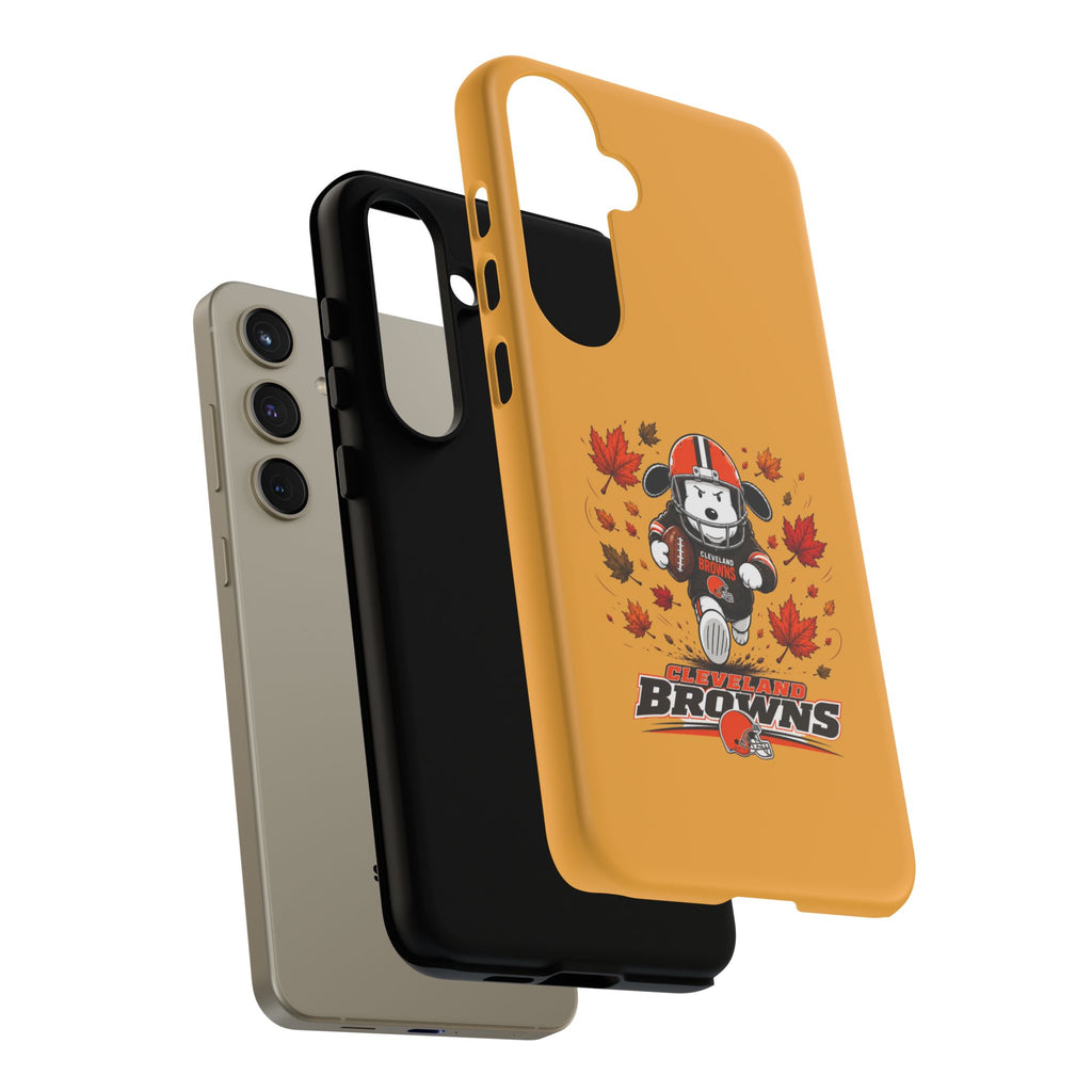 Cleveland Browns Fall Snoopy Touchdown Phone Case, 55 Sizes