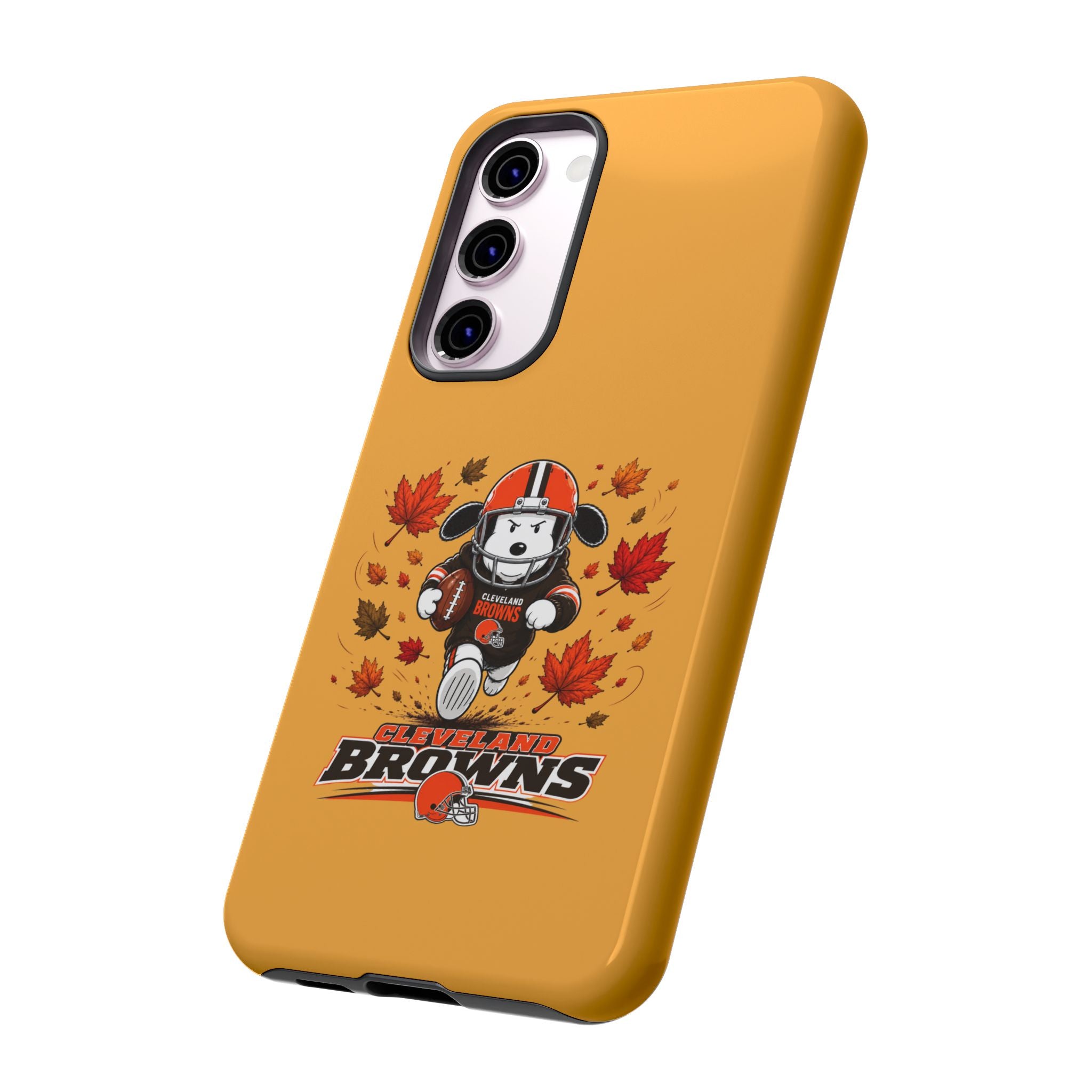 Cleveland Browns Fall Snoopy Touchdown Phone Case, 55 Sizes