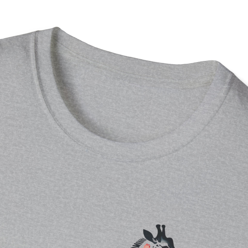 Giraffe Floral Graphic T-Shirt — Spring Floral Tee (Personalize Option)
