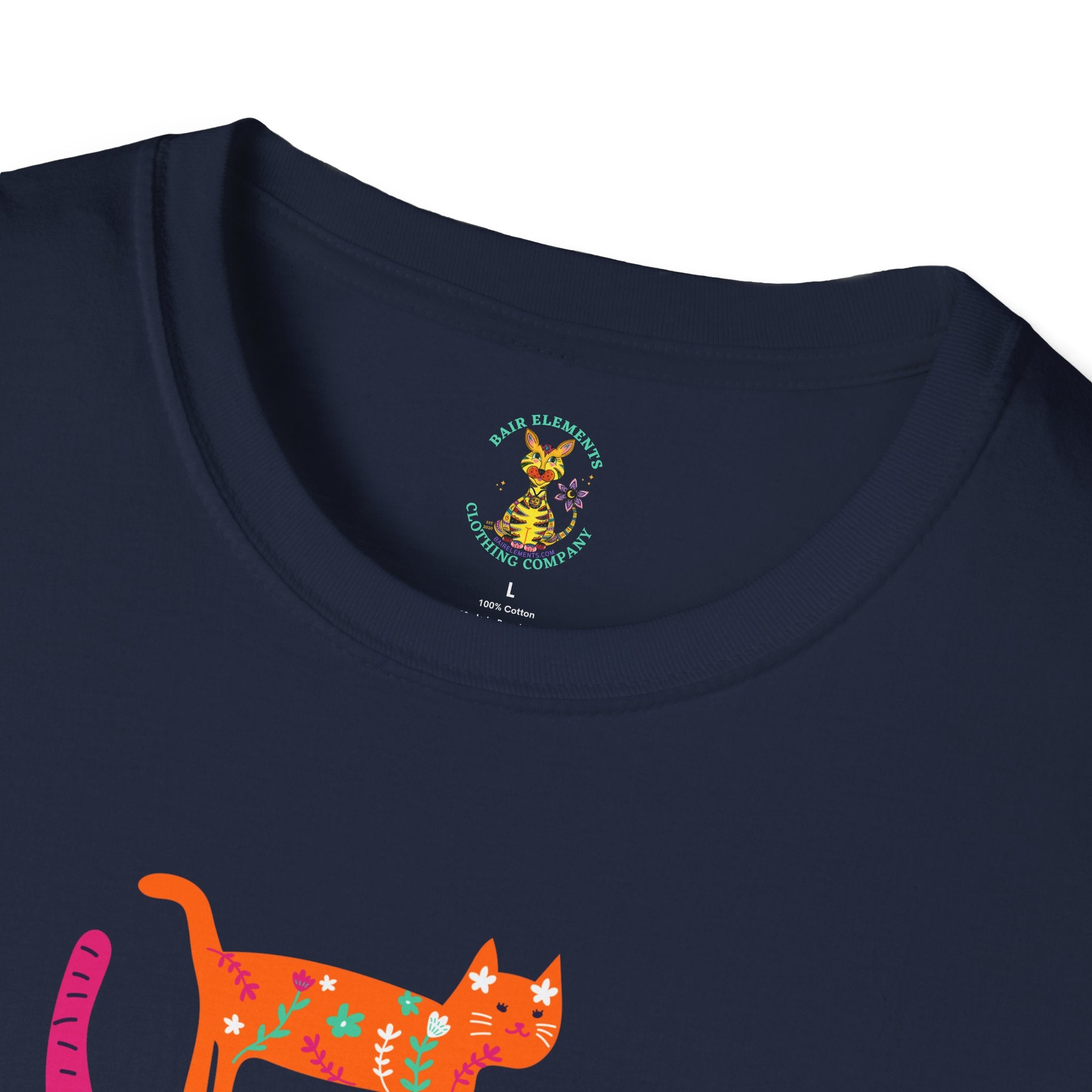 Personalized Grandma Cat T-Shirt, Mother's Day T-Shirt, Sizes XS-5X, Cat Print T-Shirt for Women