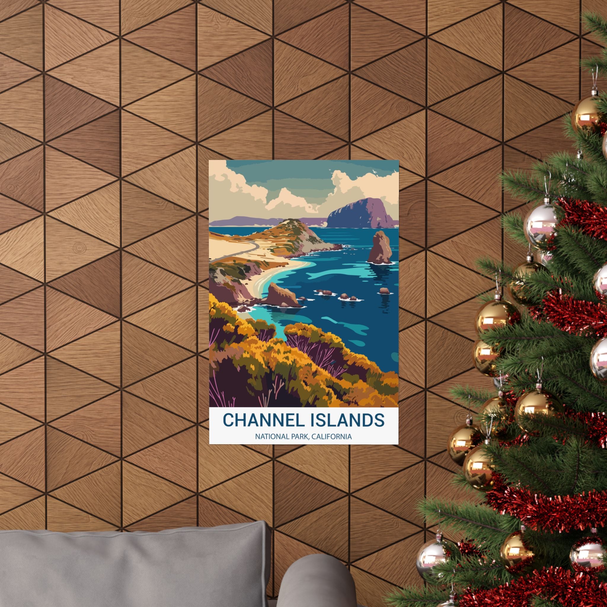 Channel Islands,  Matte Vertical Poster