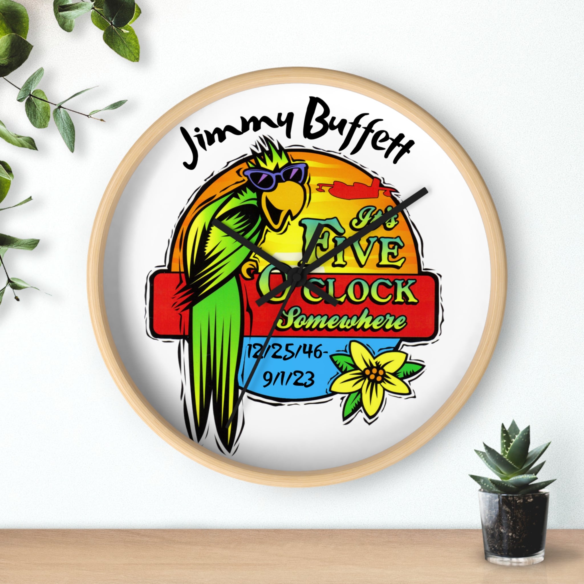 Jimmy Buffett, 5 O'Clock Somewhere, Wall Clock