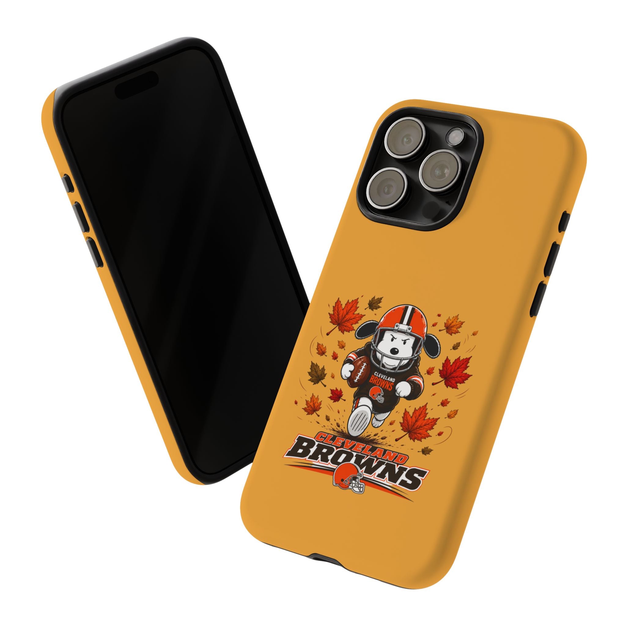 Cleveland Browns Fall Snoopy Touchdown Phone Case, 55 Sizes