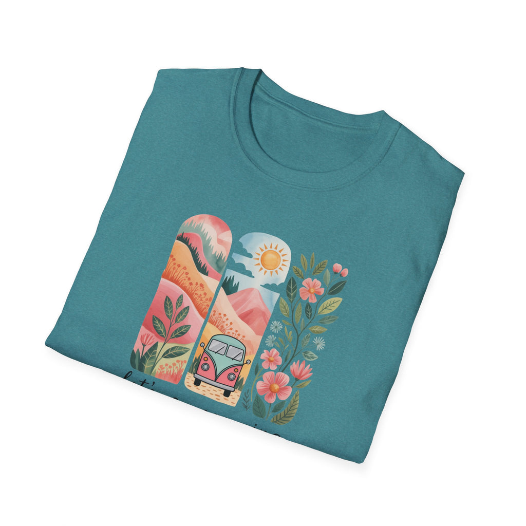 Let's Go Camping Retro Camping Shirt, 70's Camping Shirt