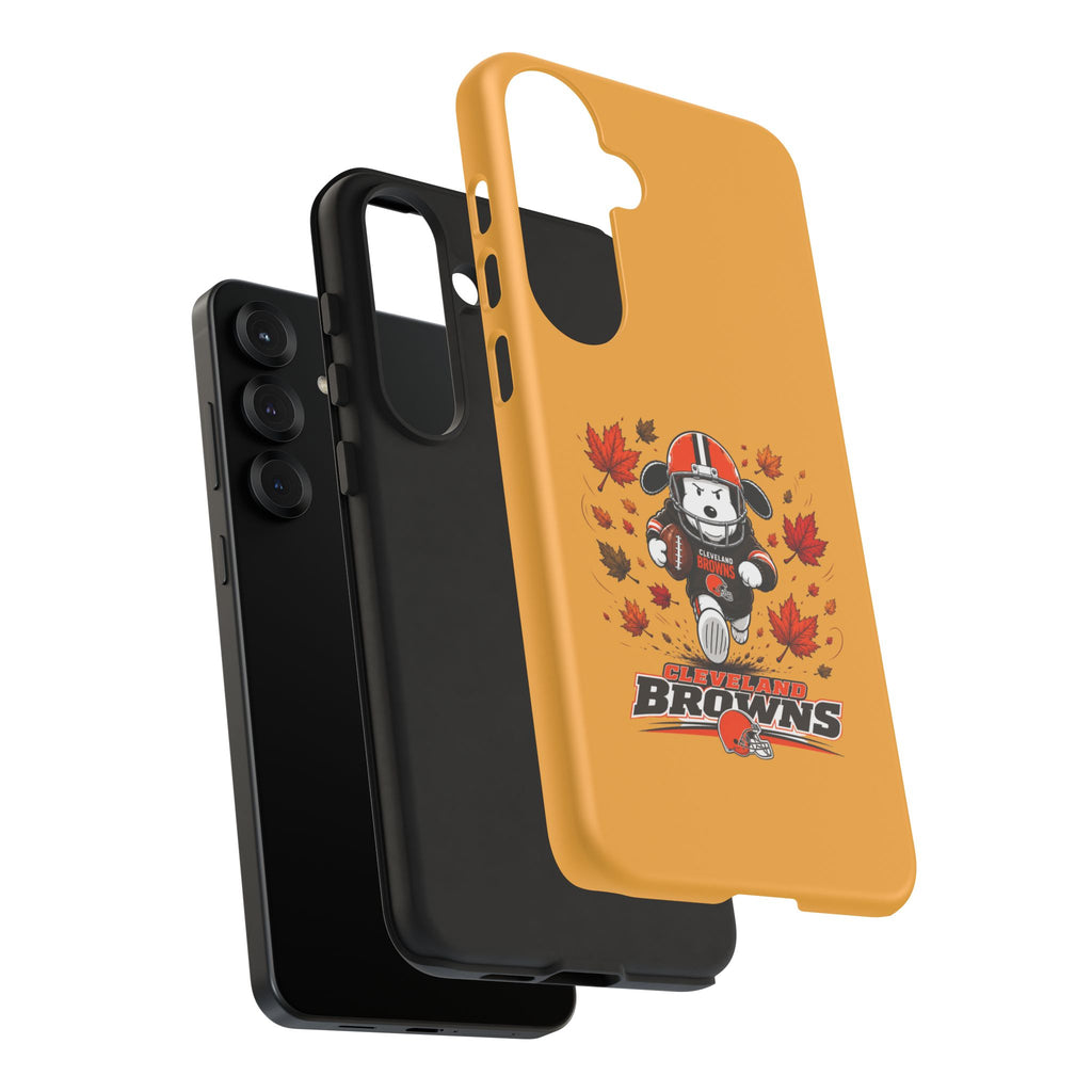 Cleveland Browns Fall Snoopy Touchdown Phone Case, 55 Sizes