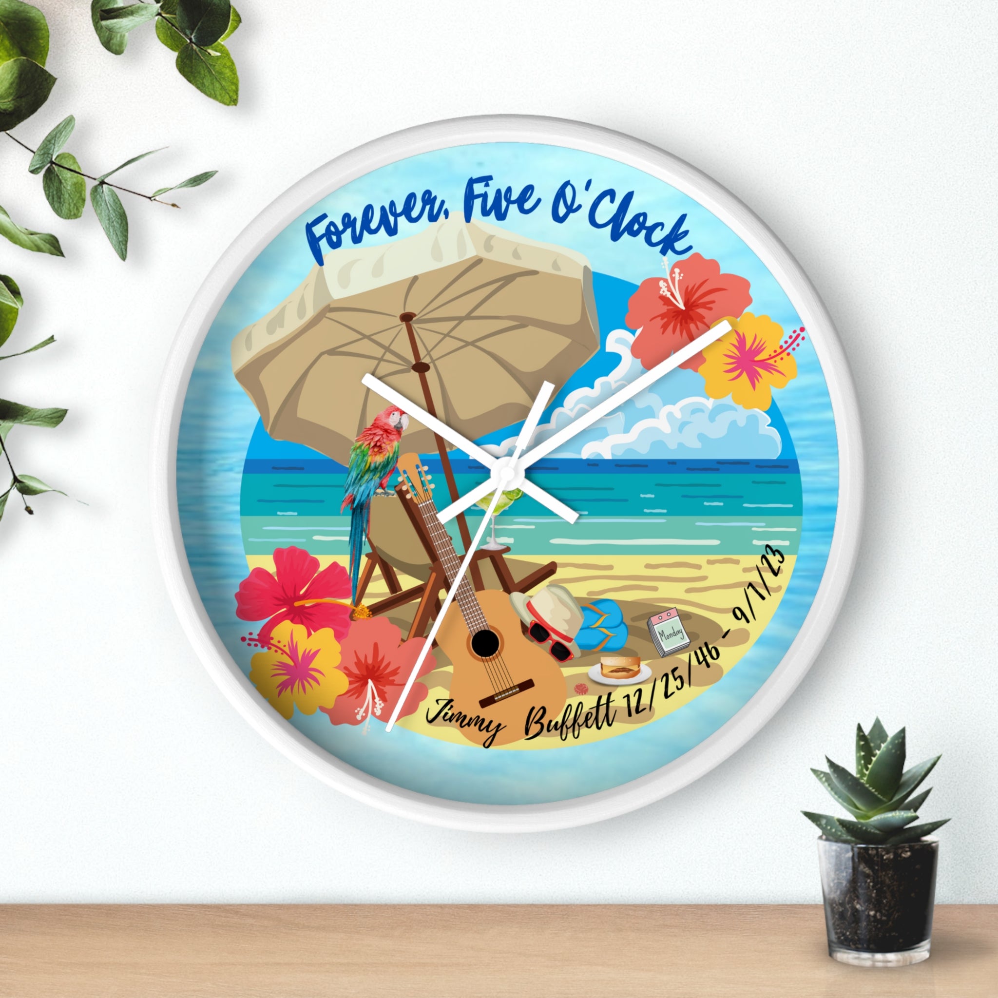 Jimmy Buffett, Forever Five O'Clock, Wall Clock