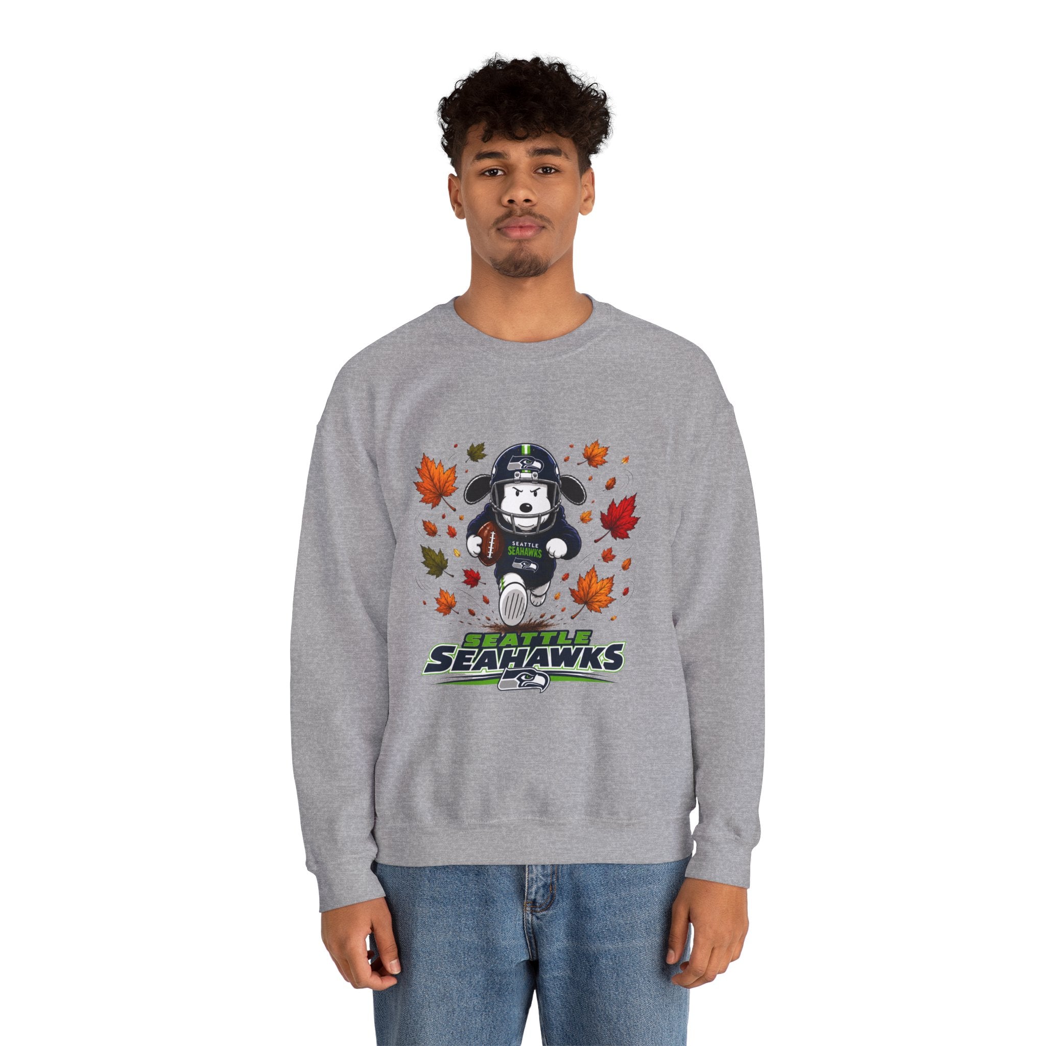 Seattle Seahawks Snoopy Touchdown Fall Sweatshirt for Men and Women
