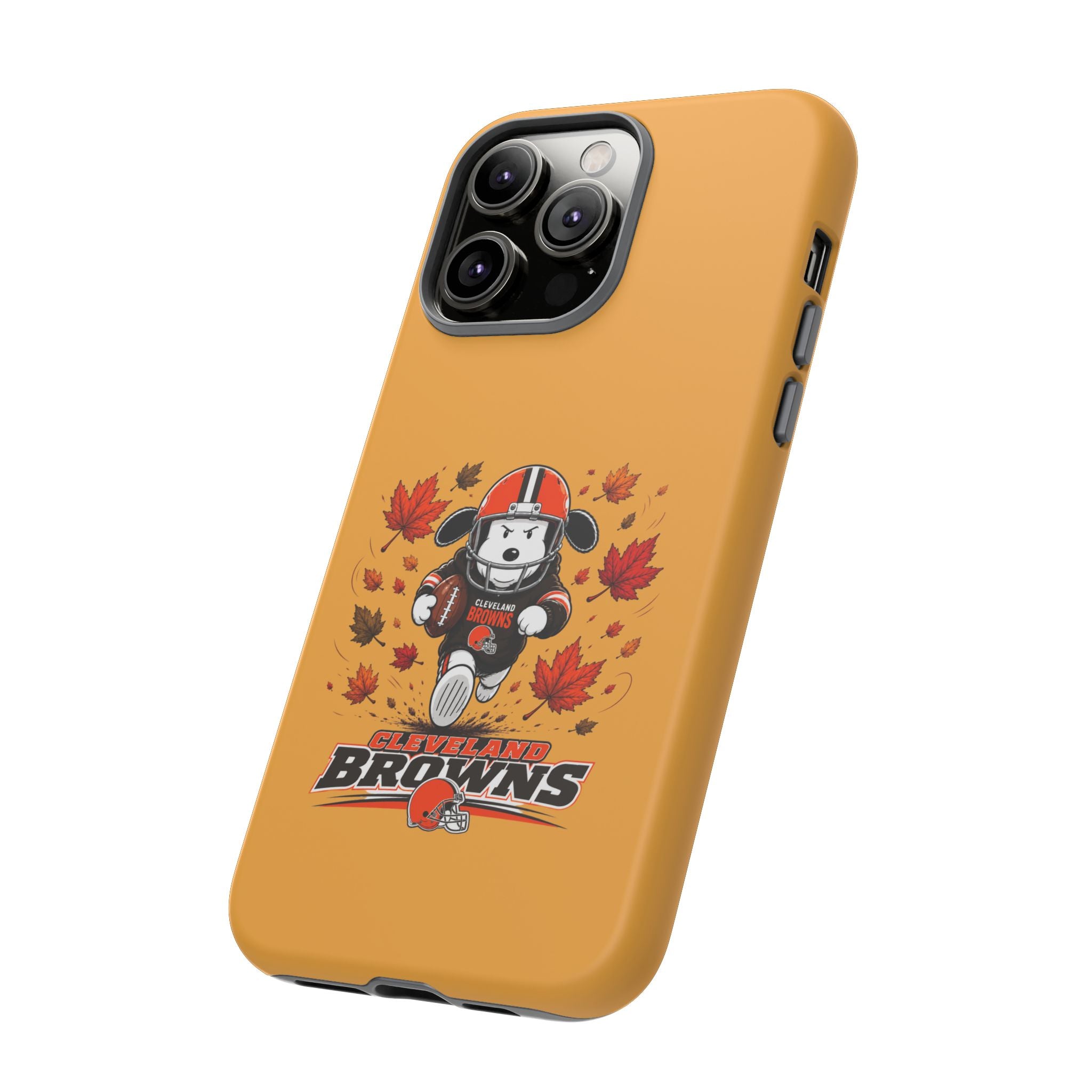 Cleveland Browns Fall Snoopy Touchdown Phone Case, 55 Sizes