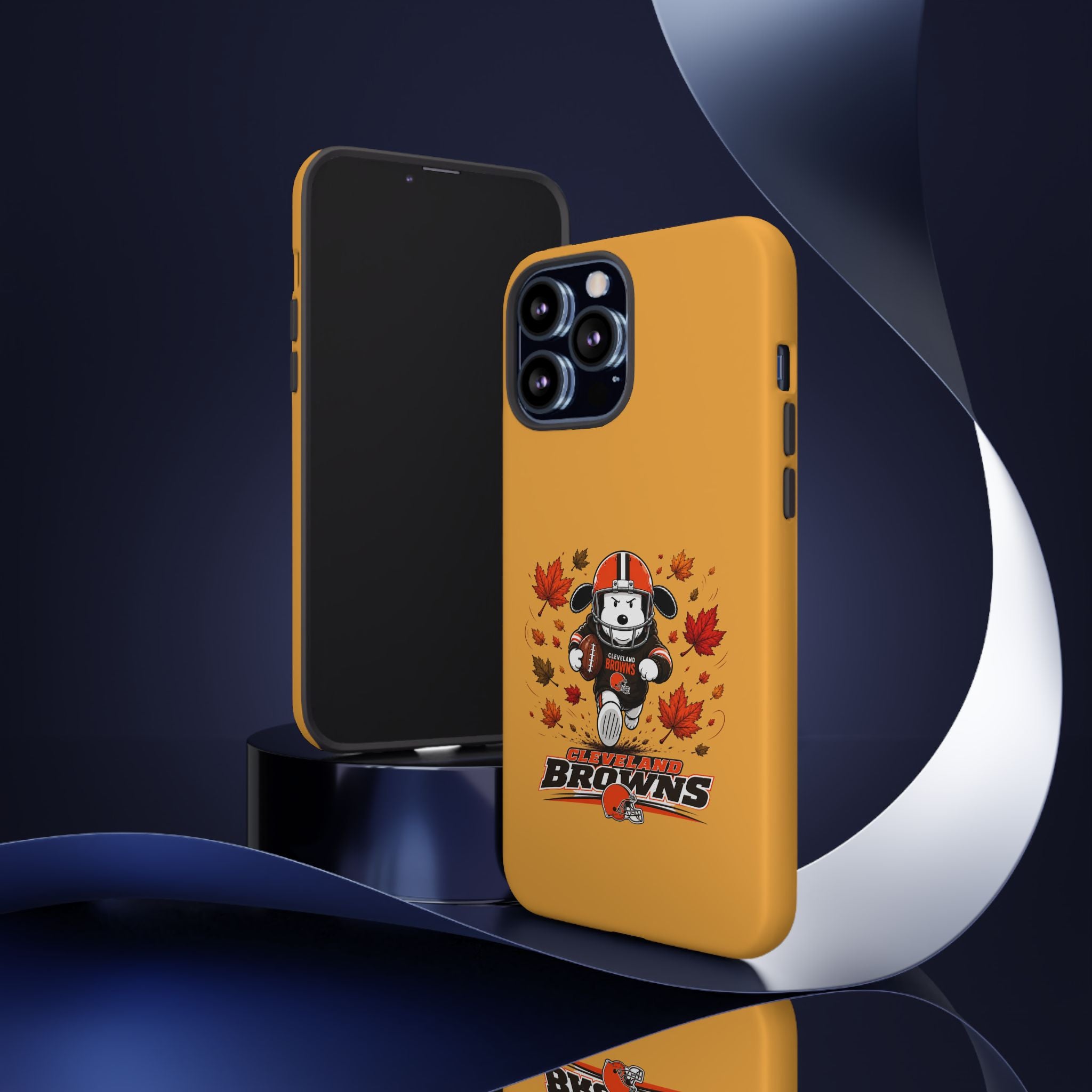Cleveland Browns Fall Snoopy Touchdown Phone Case, 55 Sizes