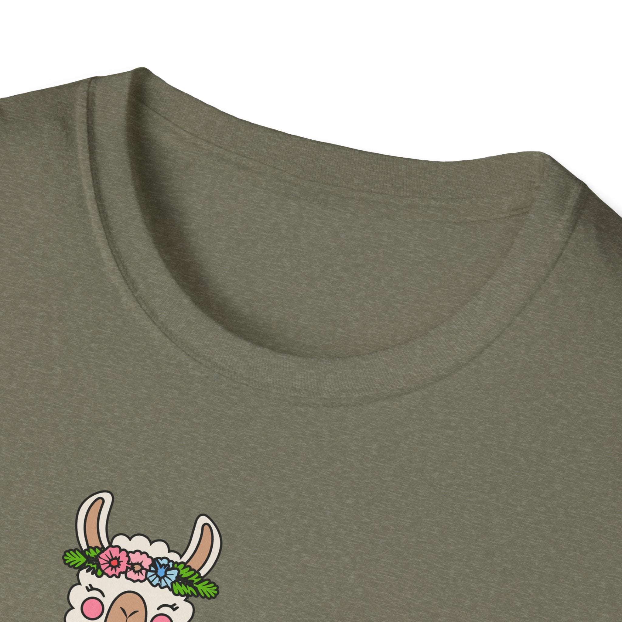 Cute Llama T-Shirt, Unisex Softstyle Tee, Perfect for Nature Lovers, Gifts for Animal Lovers, Casual Wear, Summer Outfit, Vacation