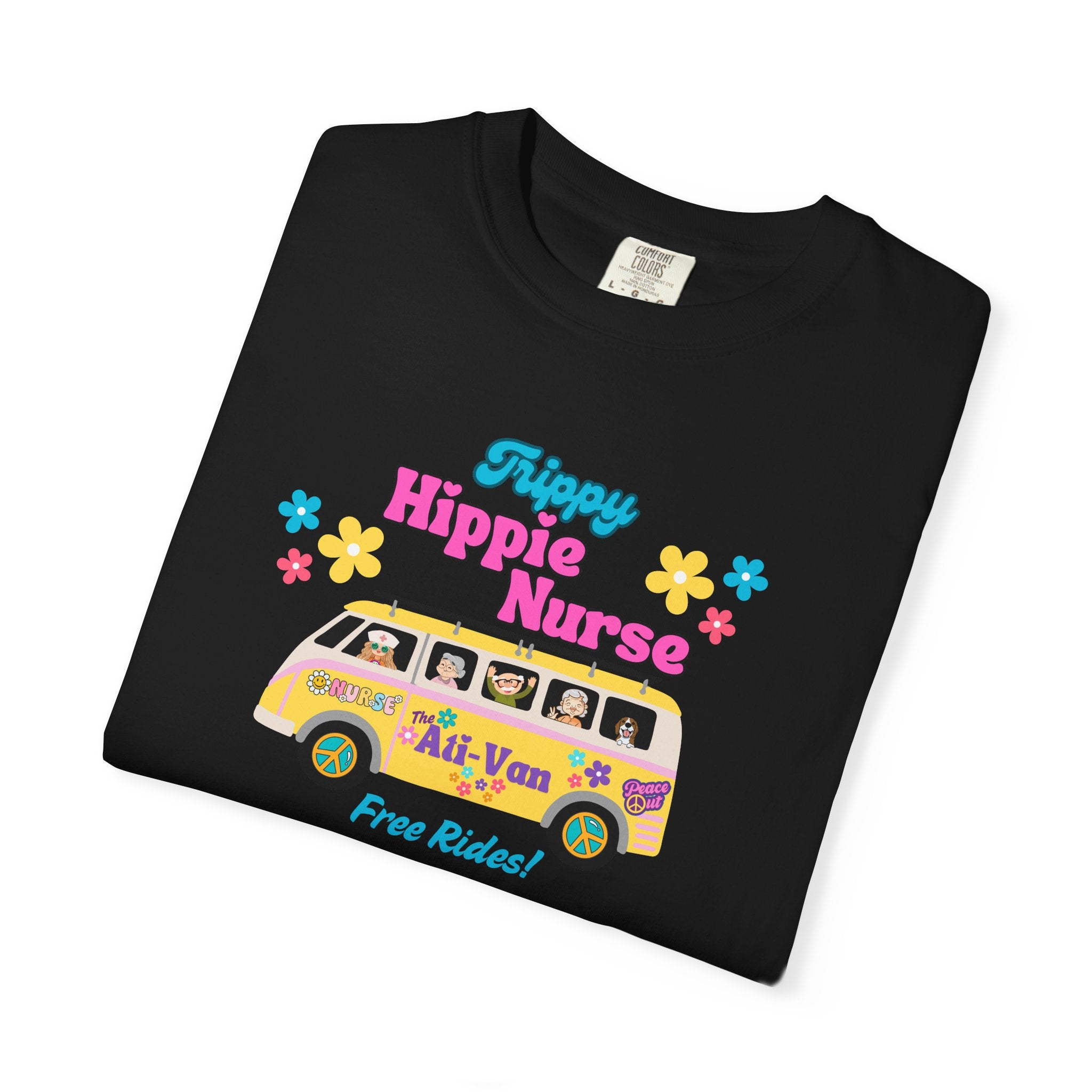 Funny Nurse T-Shirt, Ati-Van Ride, Unisex Tee, 100% Cotton, Nurse Gift, Soft Nurse T-Shirt
