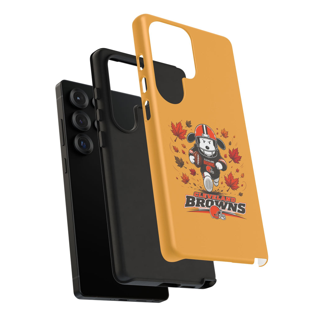 Cleveland Browns Fall Snoopy Touchdown Phone Case, 55 Sizes