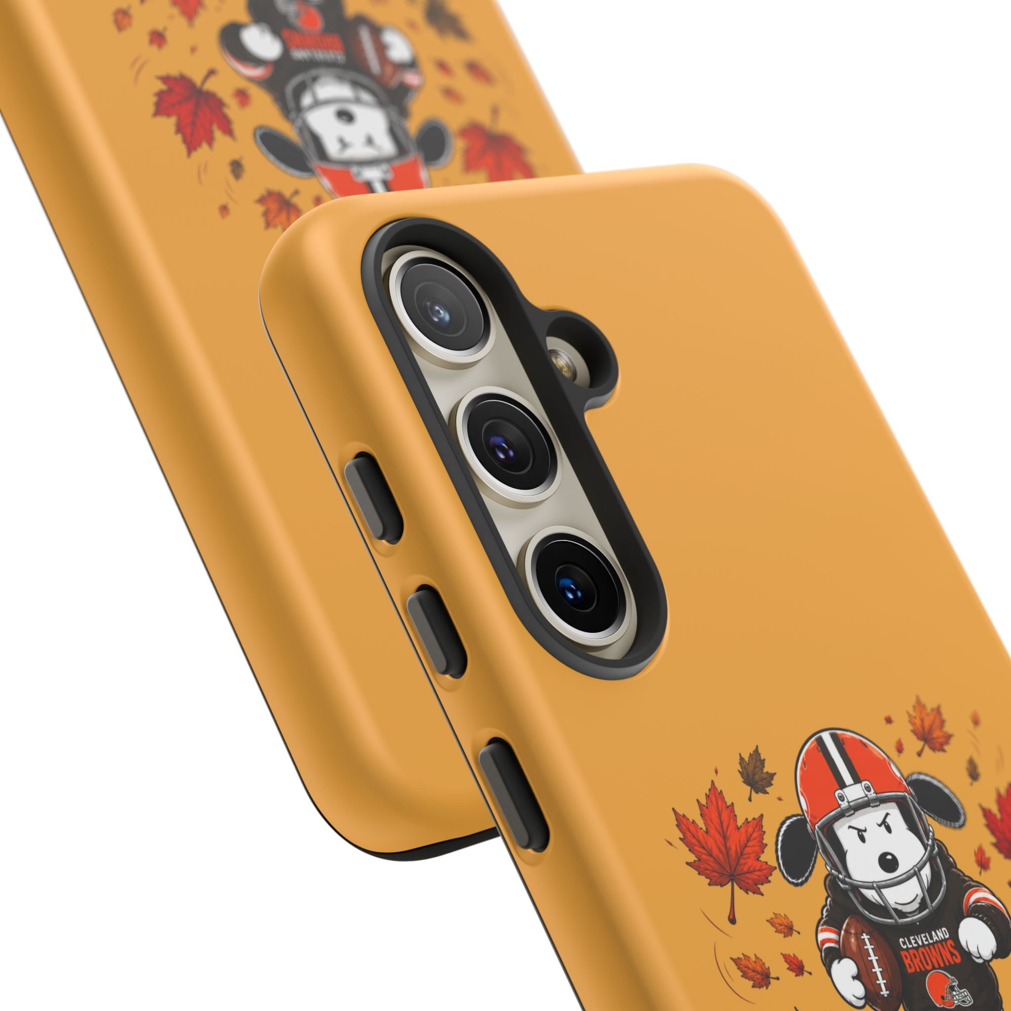 Cleveland Browns Fall Snoopy Touchdown Phone Case, 55 Sizes