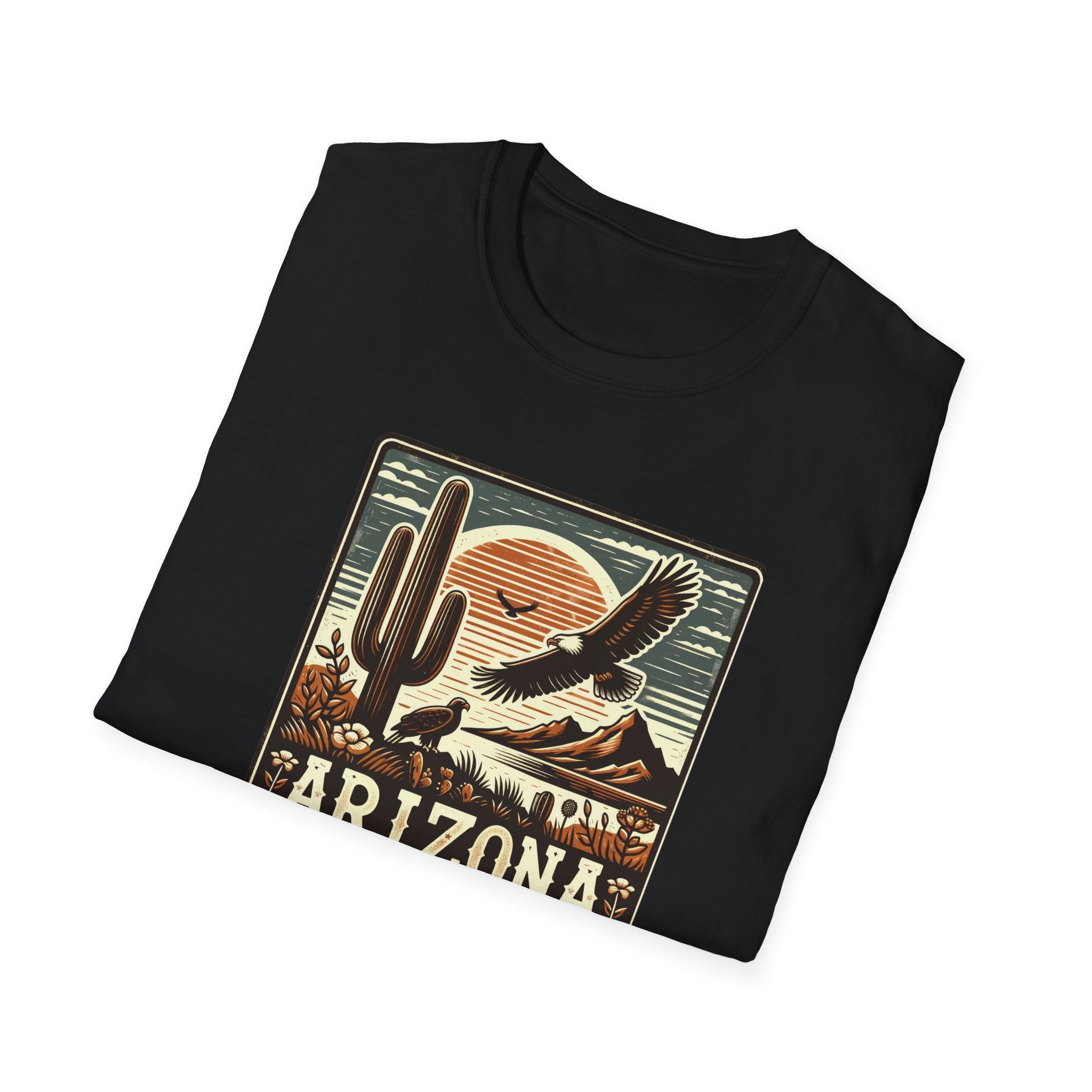 Arizona Desert Graphic T-Shirt, Southwestern Summer Shirt