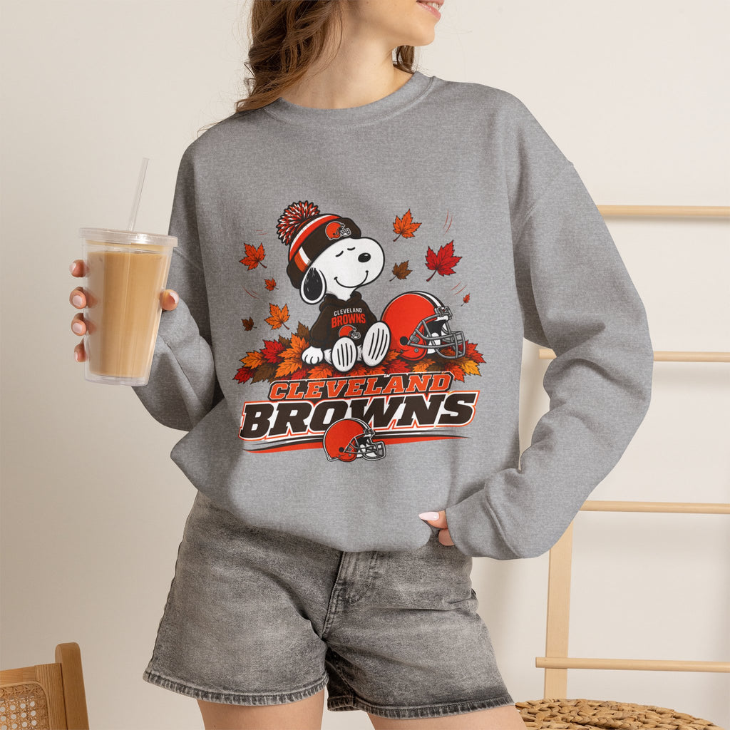 Cleveland Browns Fall Snoopy Sweatshirt for Men and Women