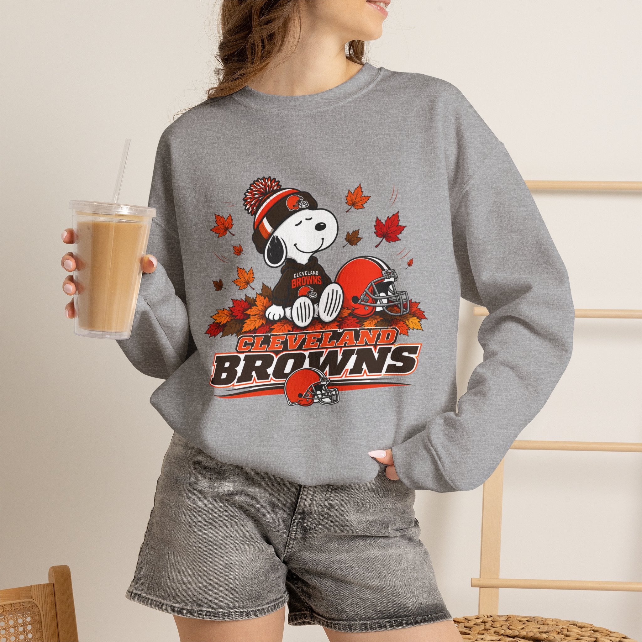 Cleveland Browns Fall Snoopy Sweatshirt for Men and Women