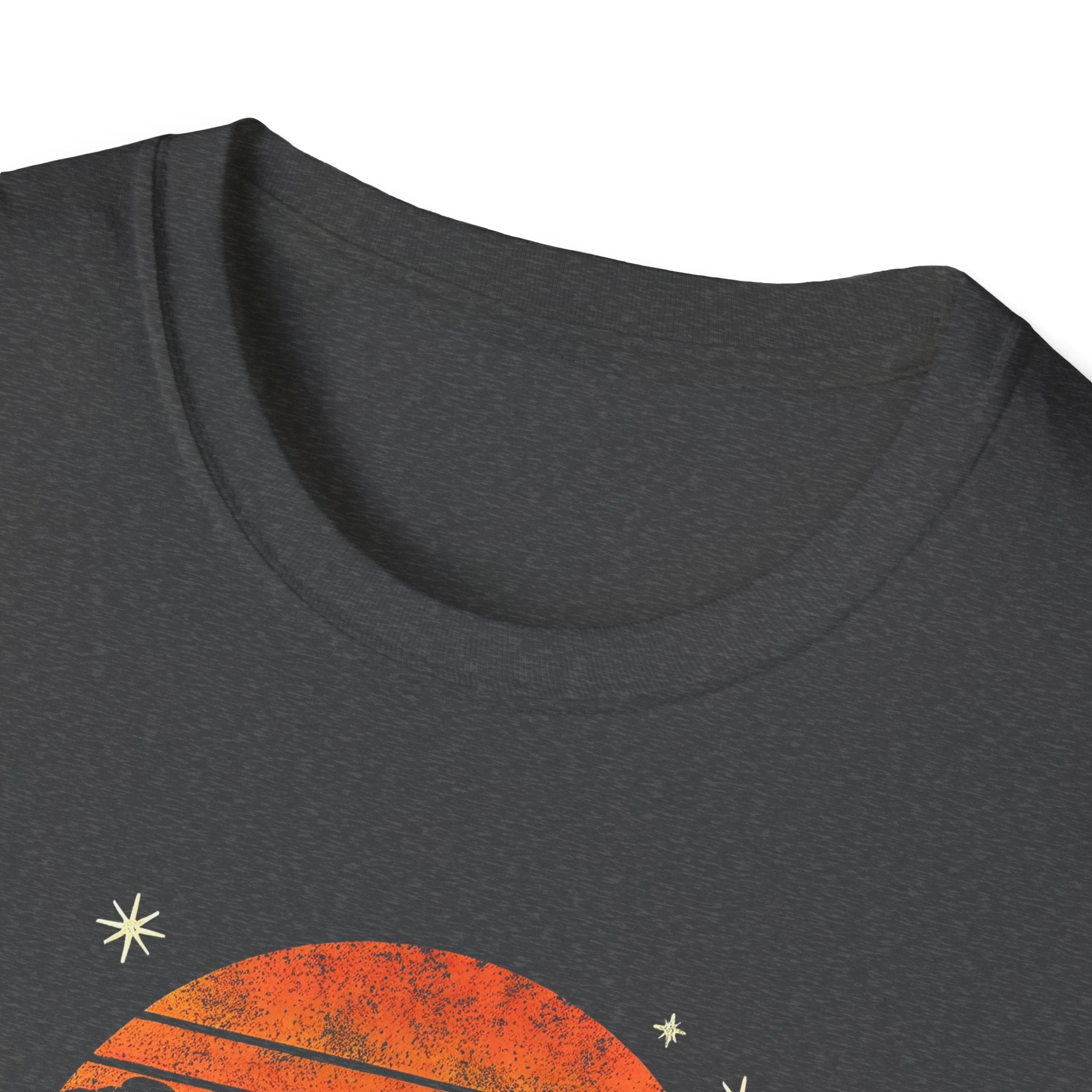 Desert UFO Sunset T-Shirt | Unisex Retro Graphic Tee, Cactus Design, Boho Style, Outdoor Adventure Shirt, Gift for Nature Lovers - Vintage